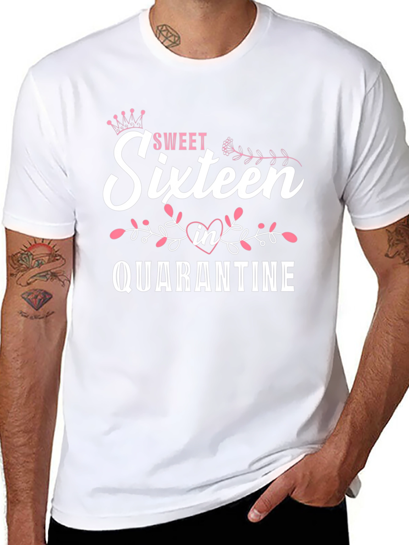 Sweet Sixteen in Quarantine T-Shirt - Birthday Gift