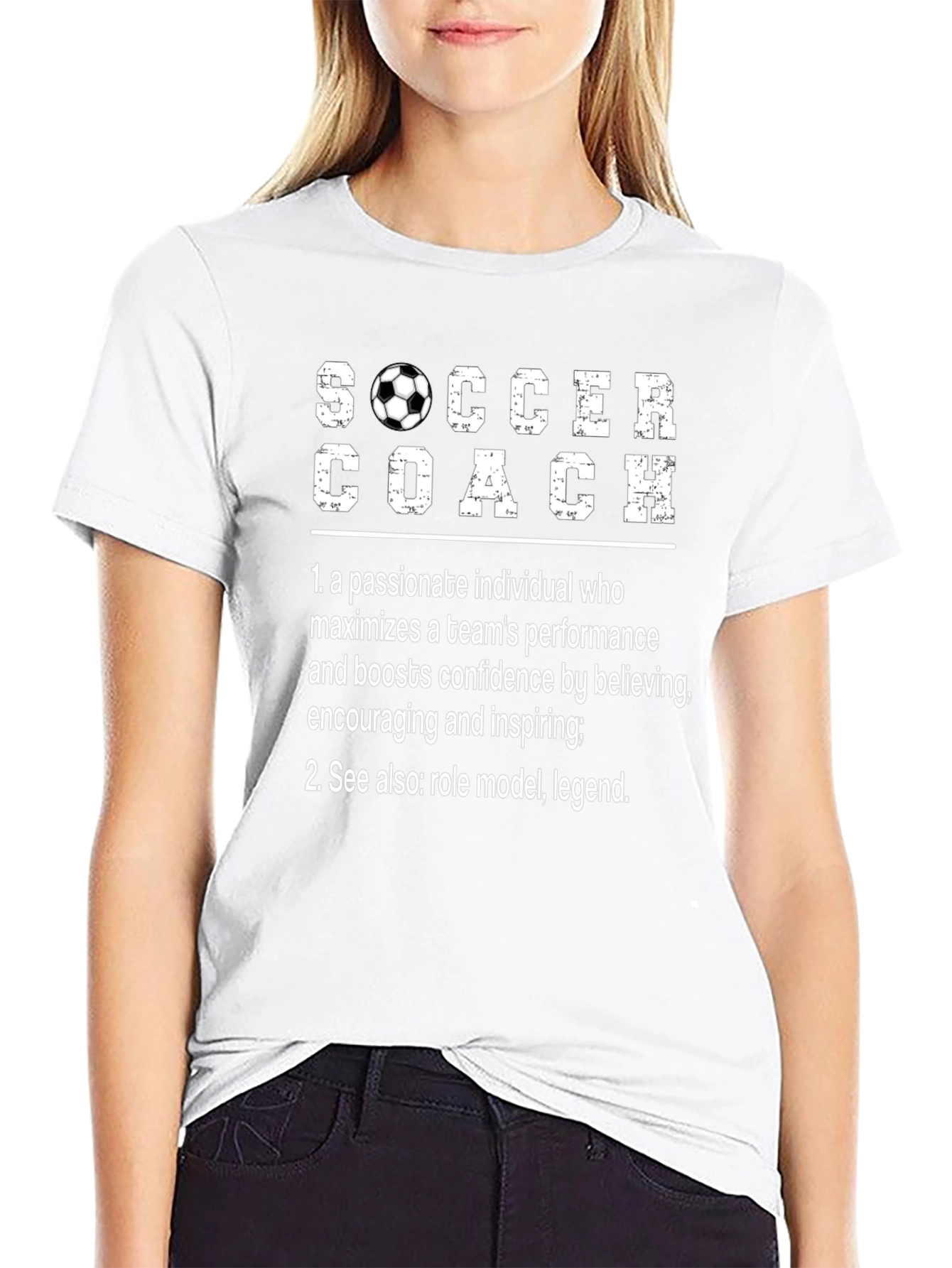 Soccer Coach Definition T-Shirt - Role Model Legend