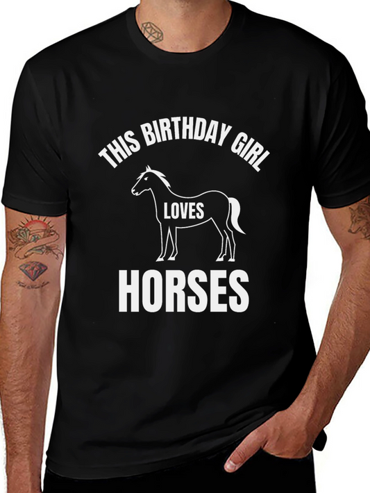 Birthday Girl Horse Lover T-Shirt