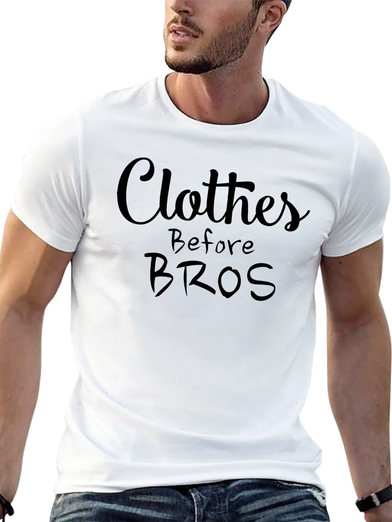 Clothes Before Bros Graphic T-Shirt