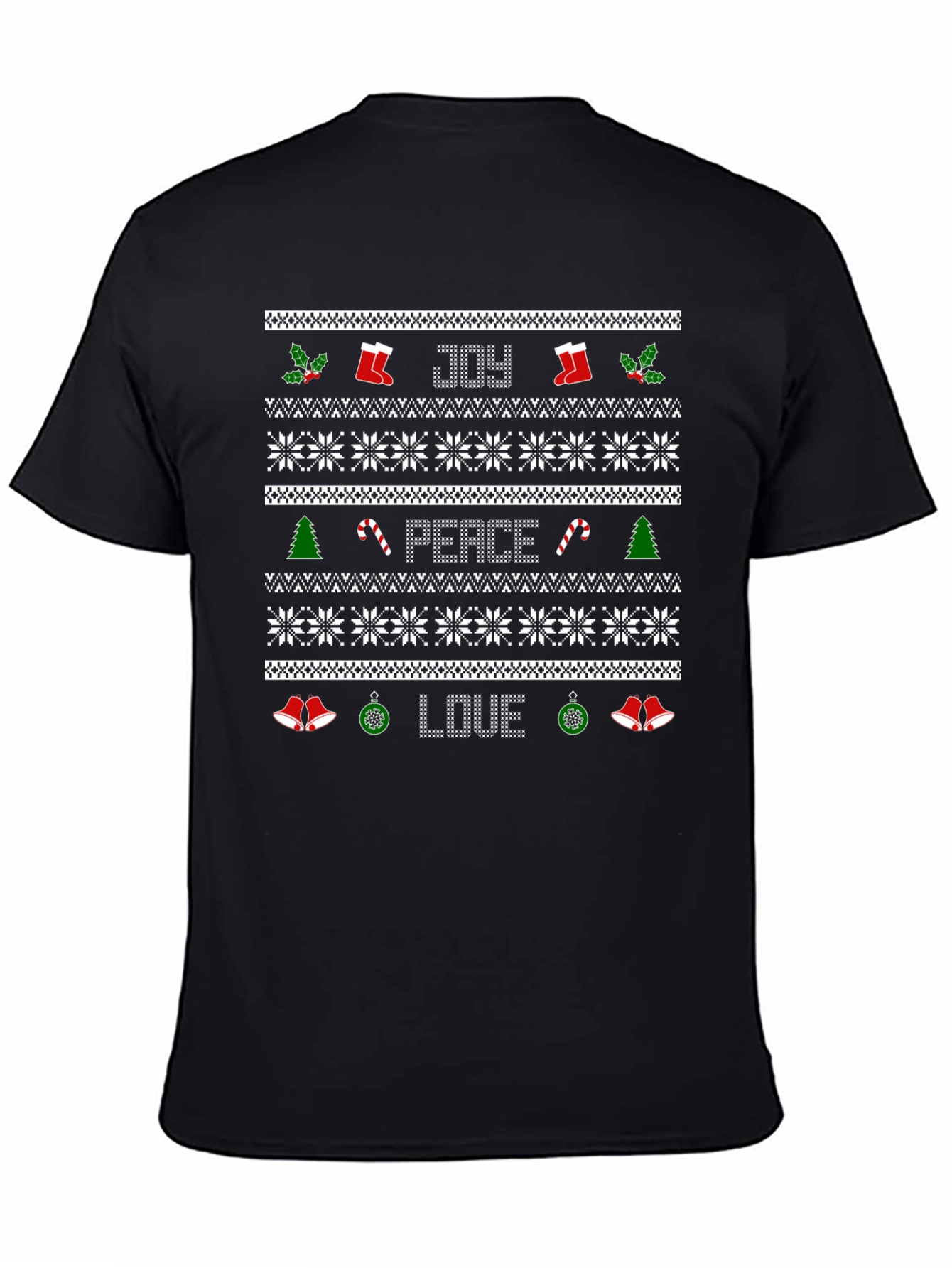 Ugly Christmas Sweater Style T-Shirt
