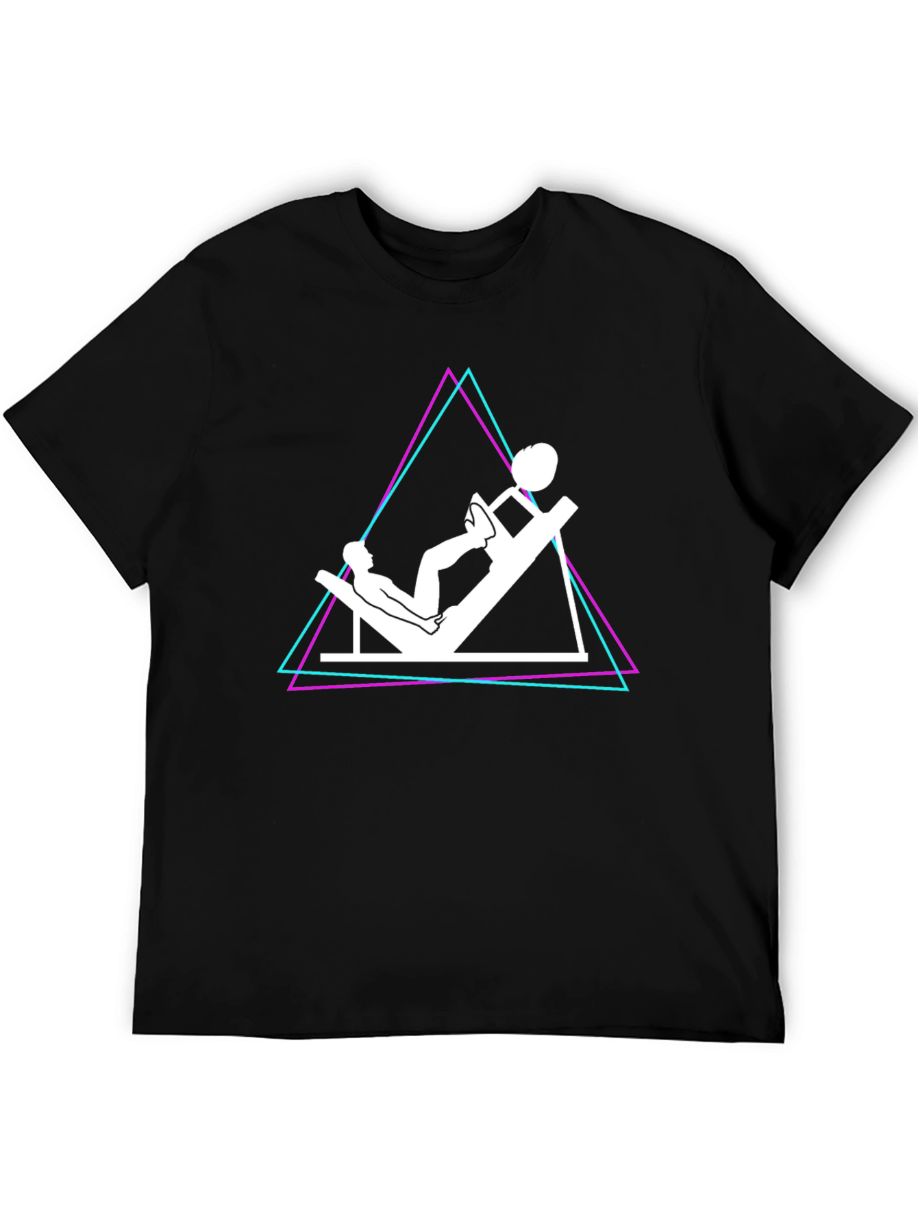 Retro Workout Tee - Leg Press Design
