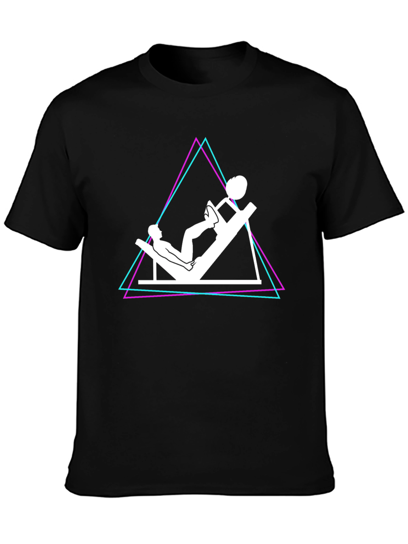 Retro Workout Tee - Leg Press Design