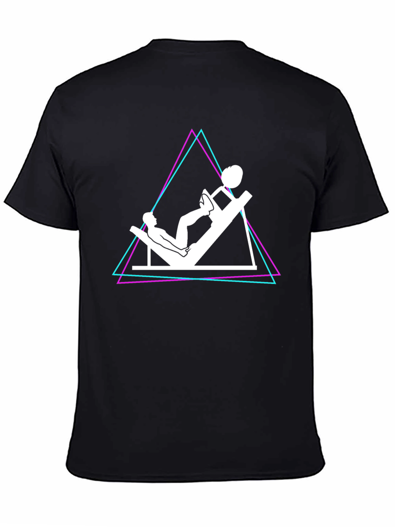 Retro Workout Tee - Leg Press Design