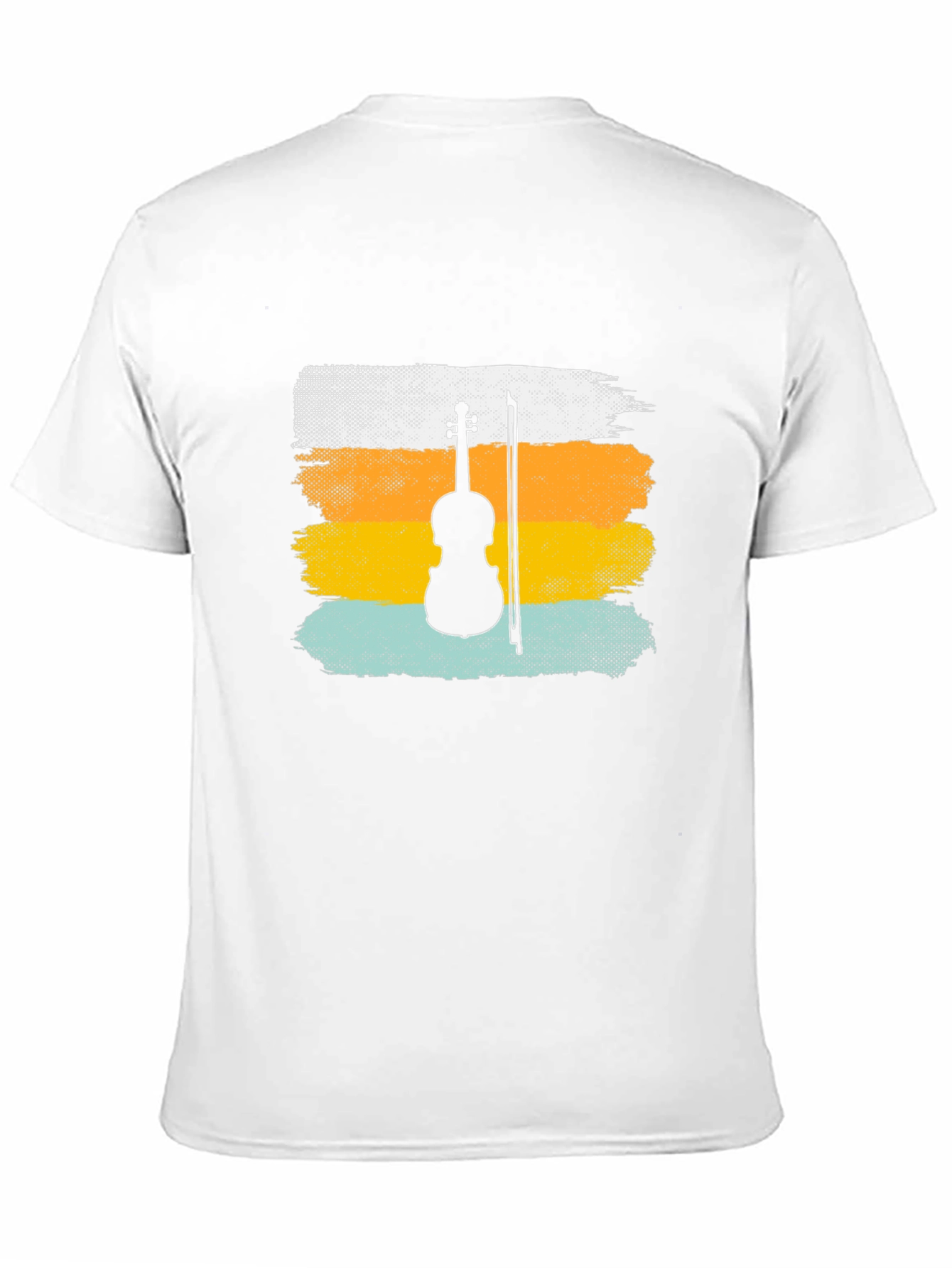 Violin Silhouette Retro T-Shirt