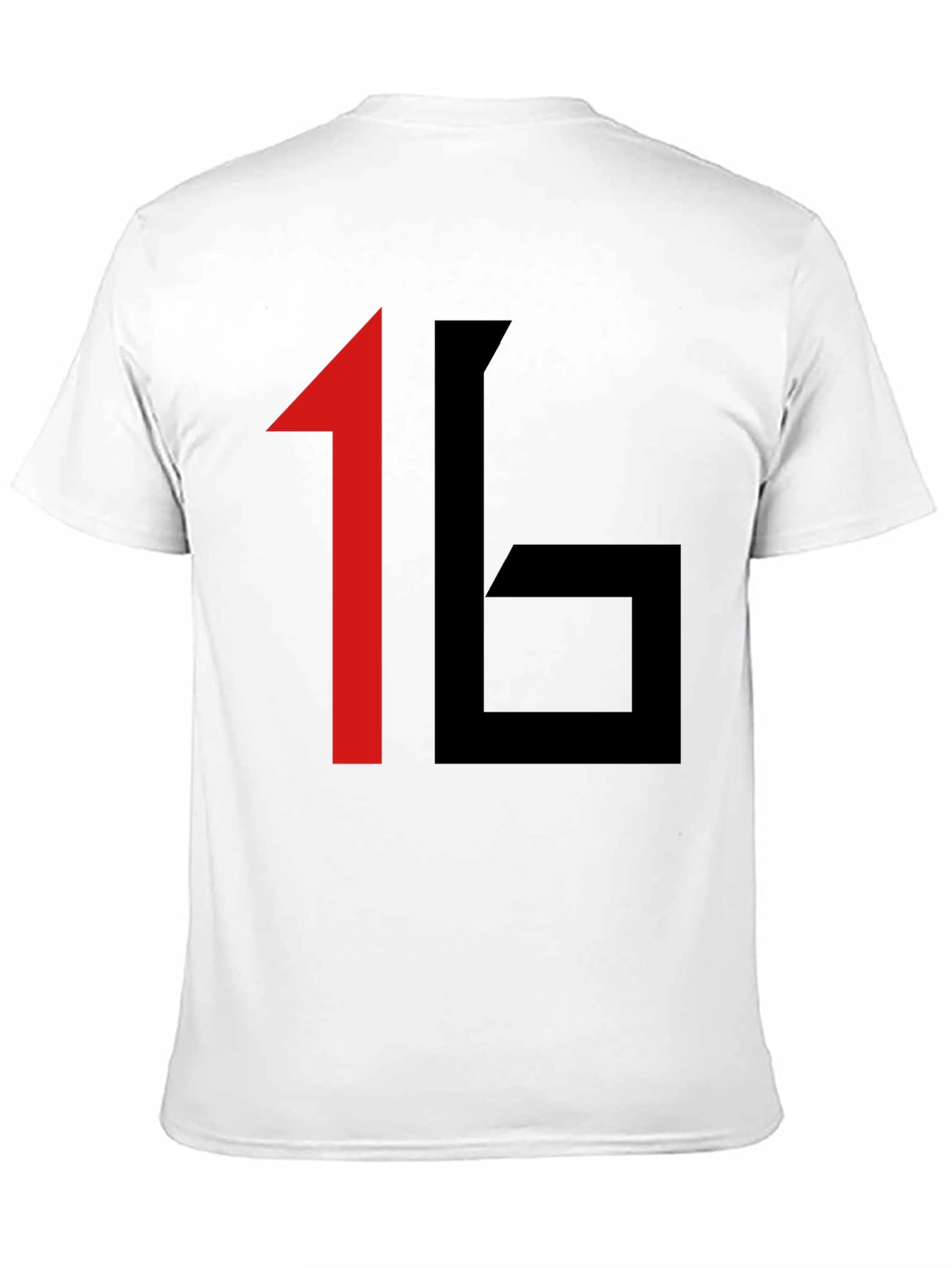 Bold Graphic Tee: 16 Print Black T-Shirt