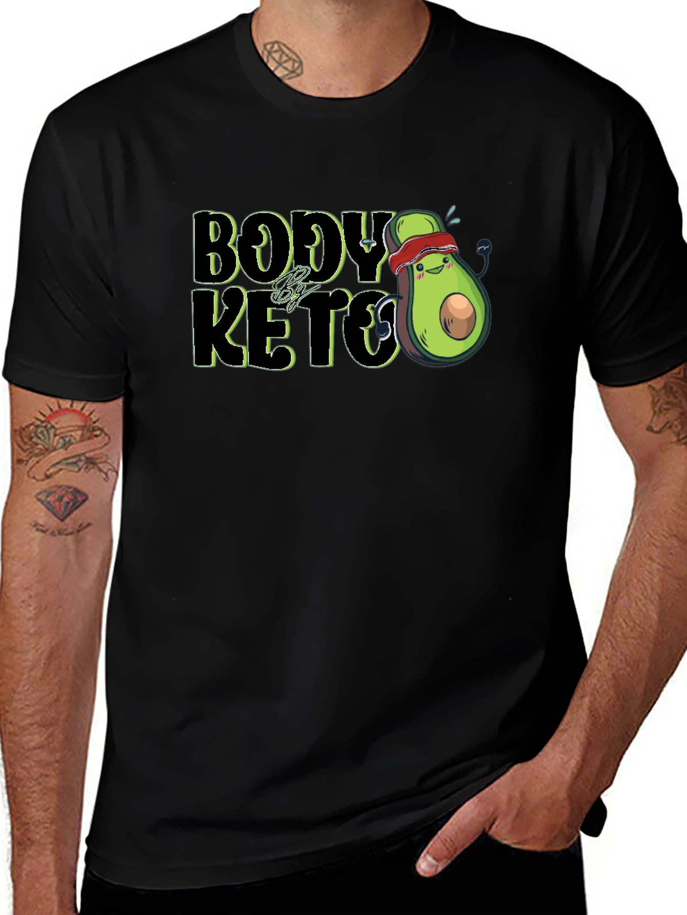 Body By Keto Avocado T-Shirt - Unisex