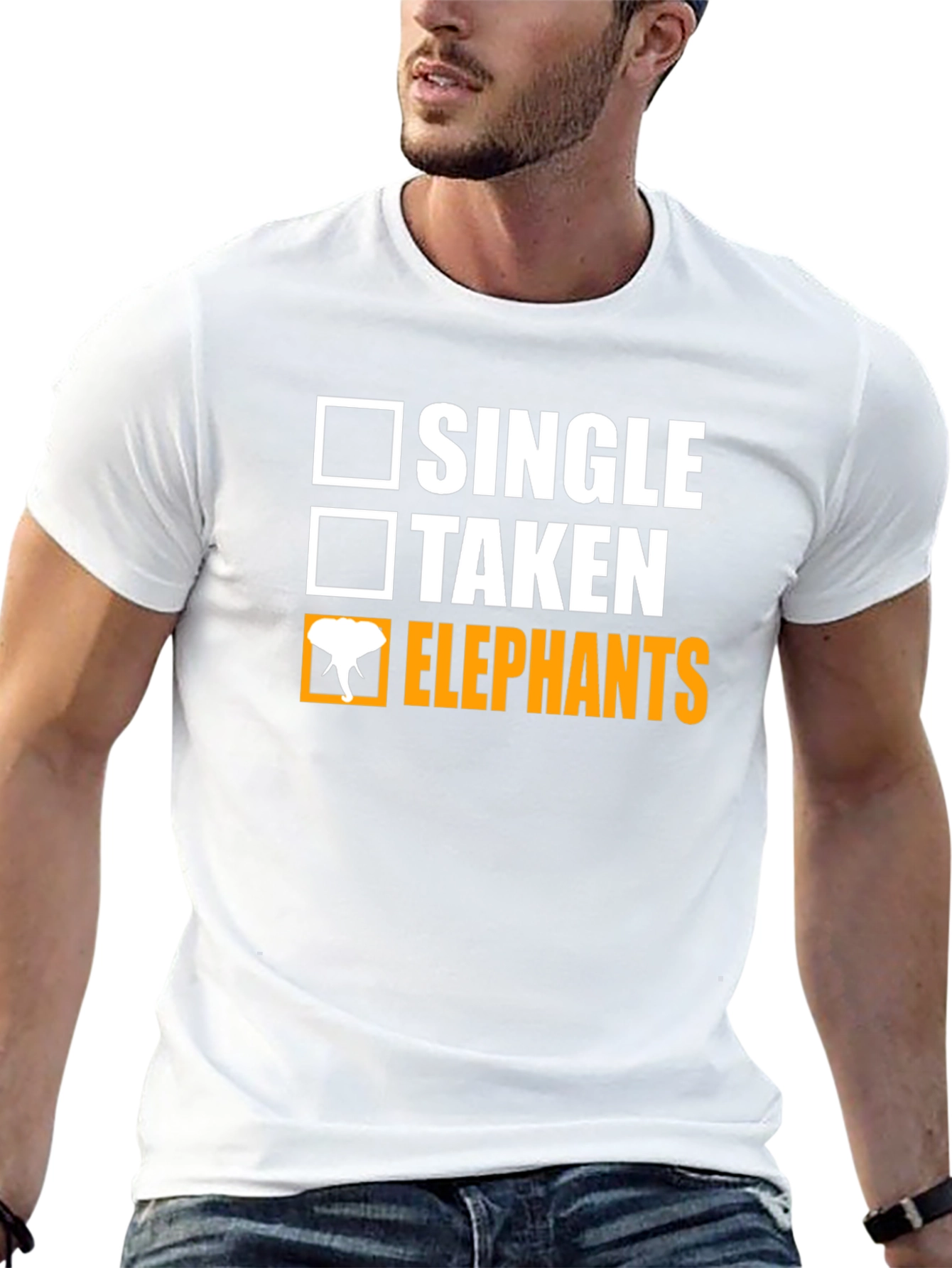 Single Taken Elephants T-Shirt