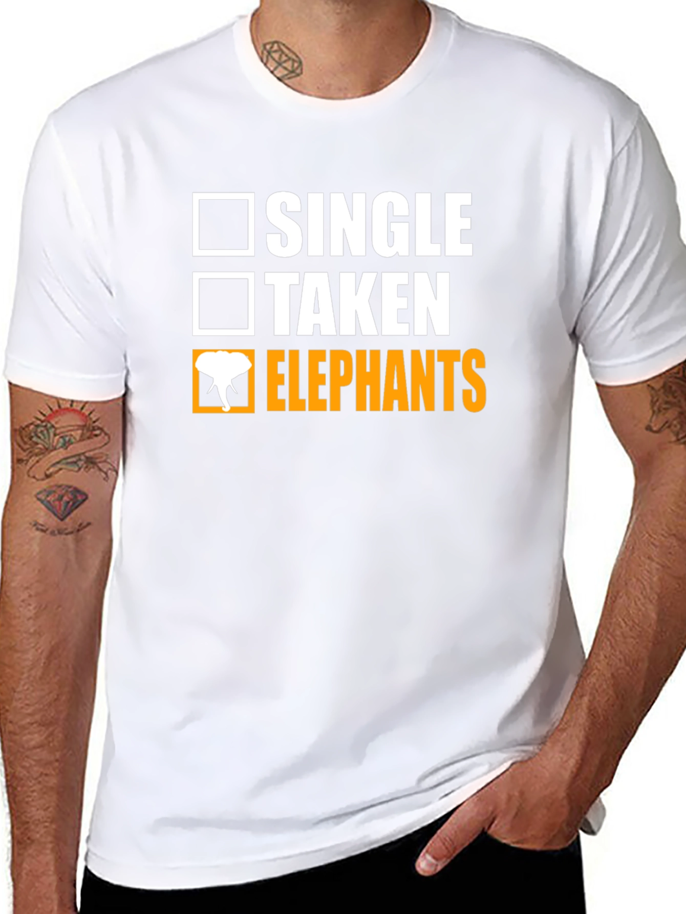Single Taken Elephants T-Shirt