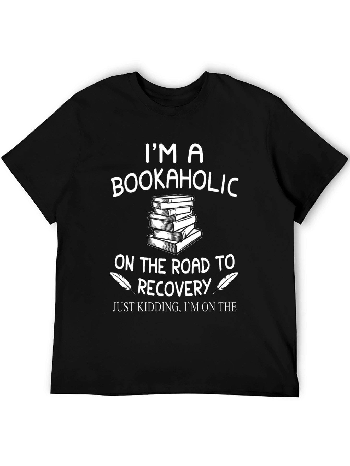 Bookaholic Graphic T-Shirt - Reading Lover Tee