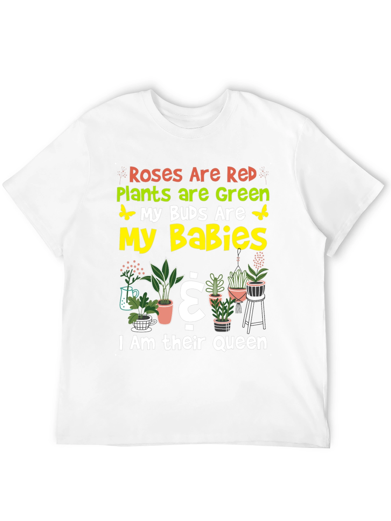Roses Are Red Plant Lover T-Shirt