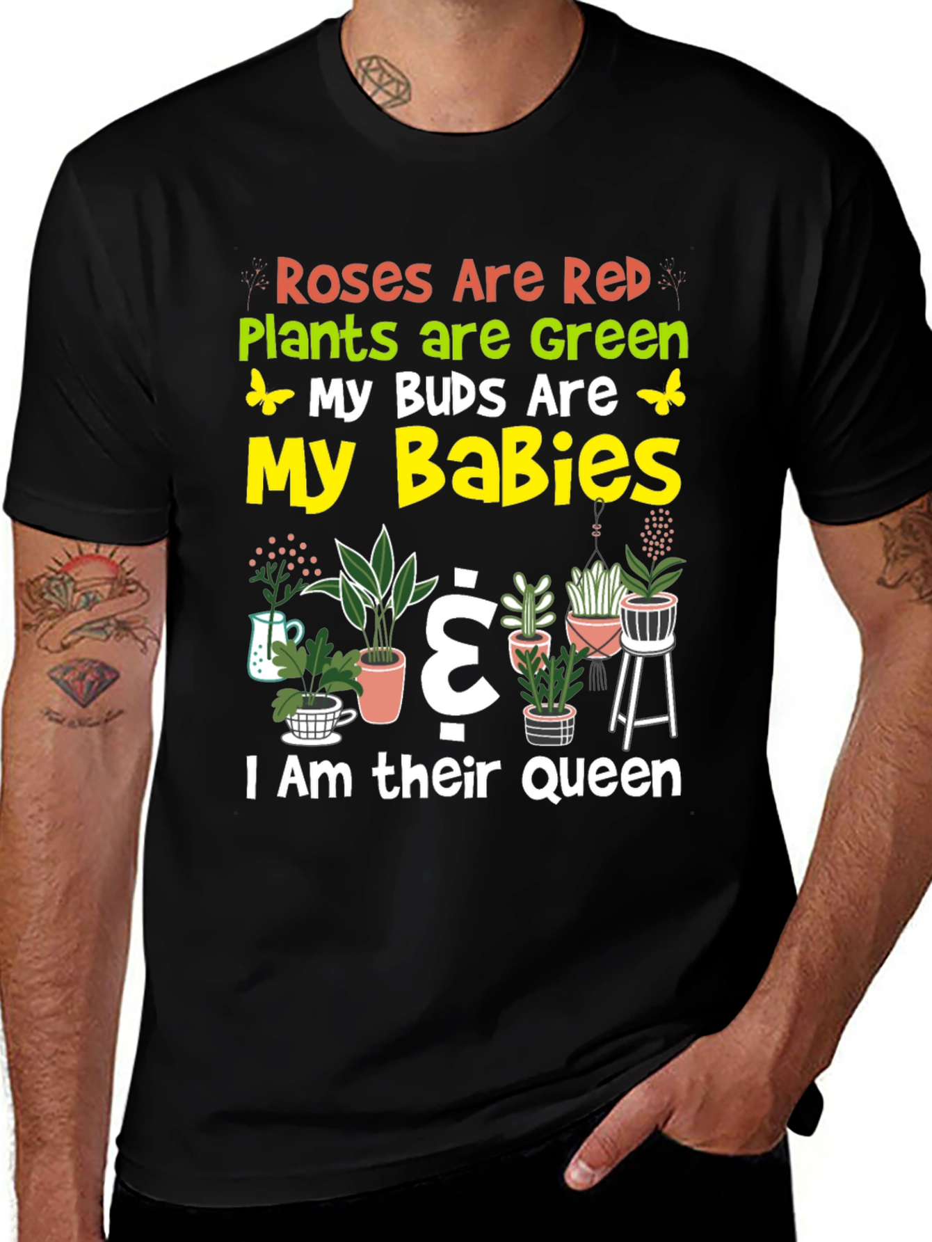 Roses Are Red Plant Lover T-Shirt