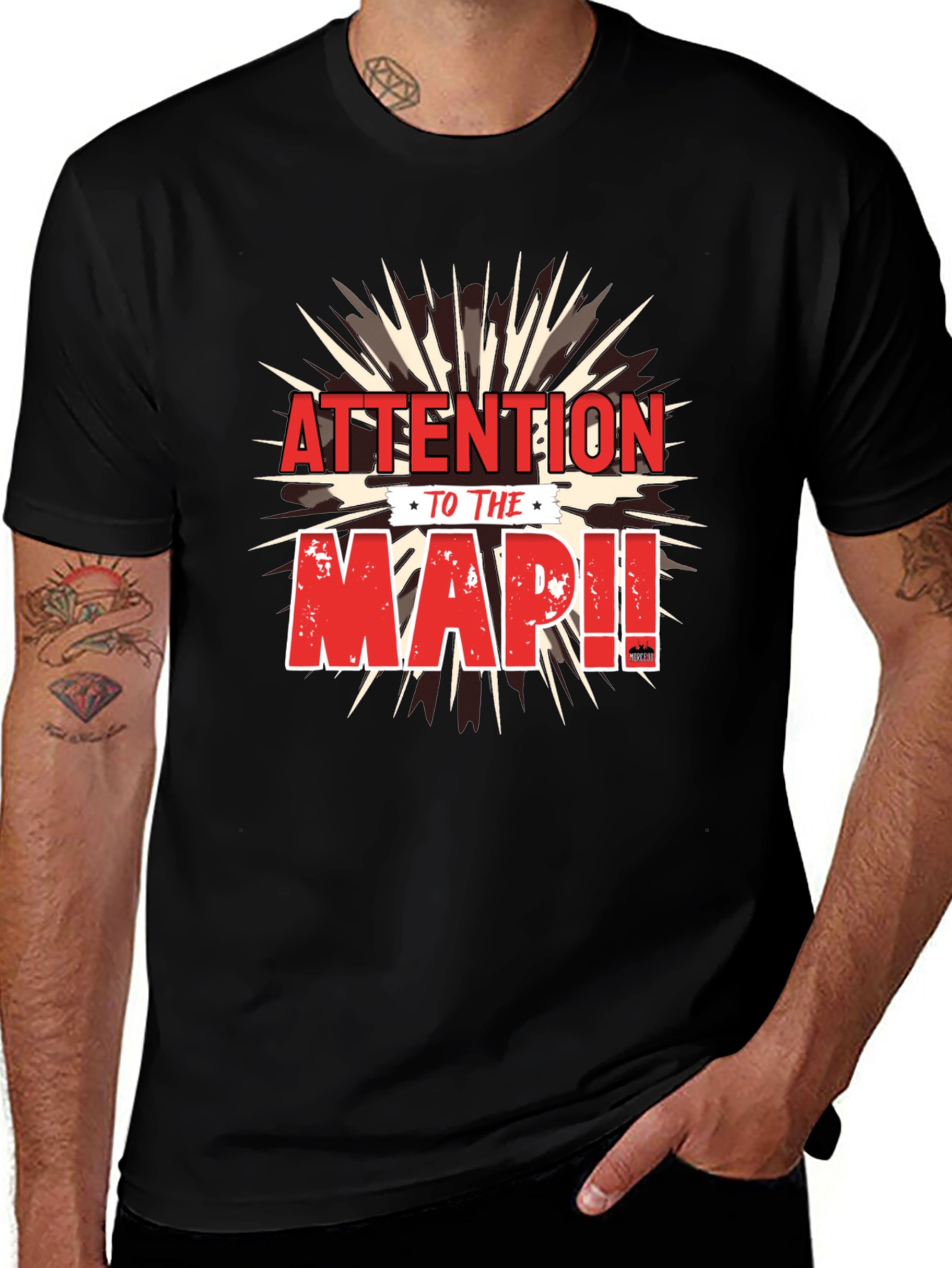 Attention To The Map! Graphic Tee