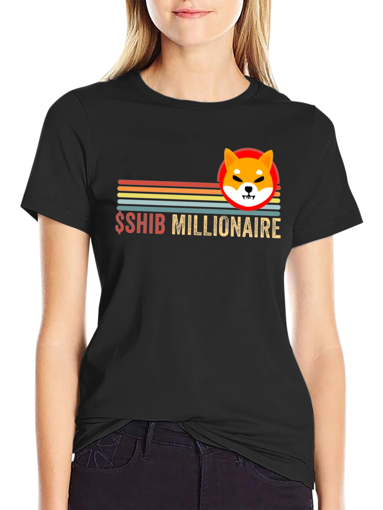 SHIB Millionaire T-Shirt - Crypto Doge Style