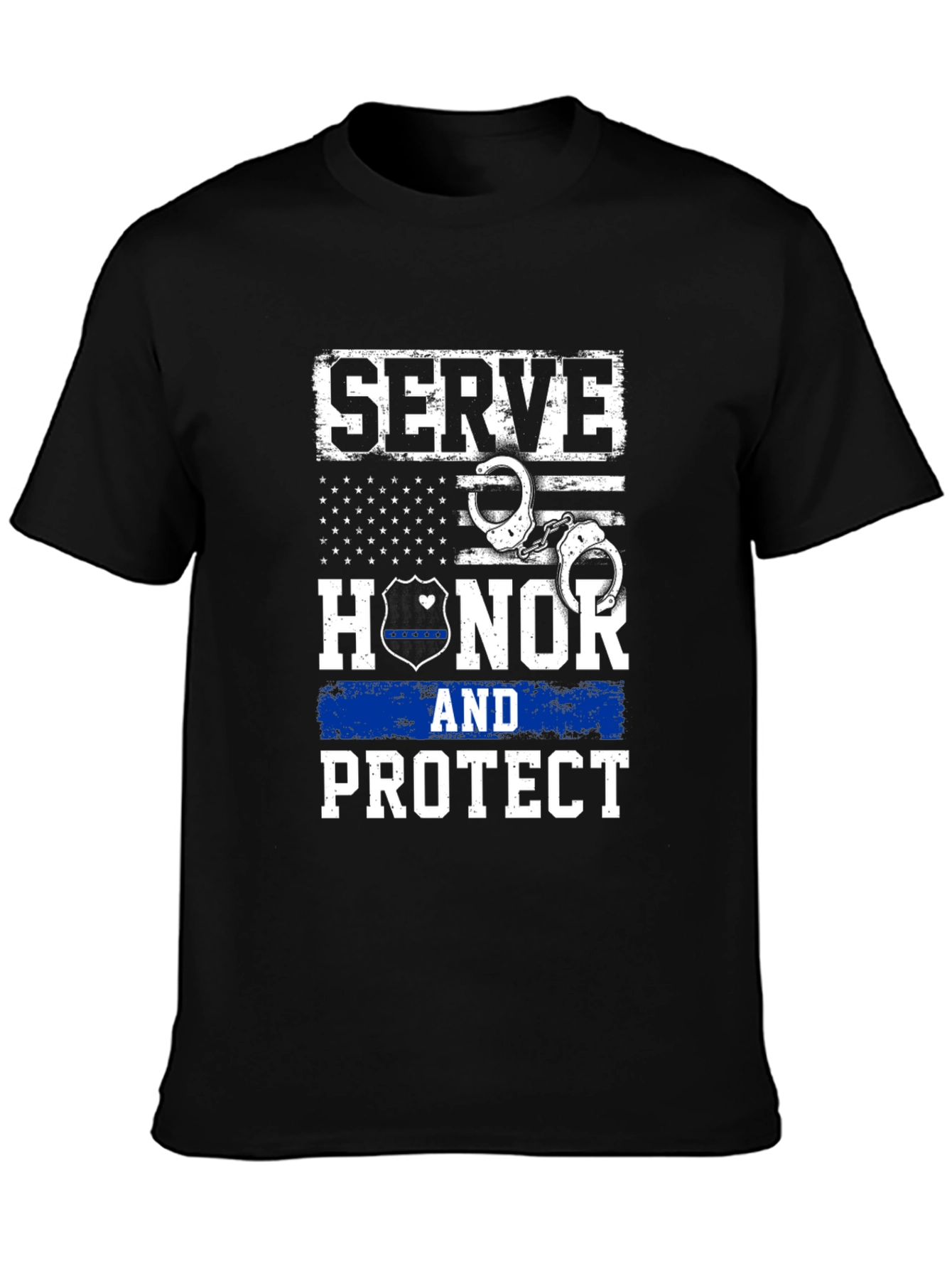 Serve Honor Protect Mens Graphic T-Shirt