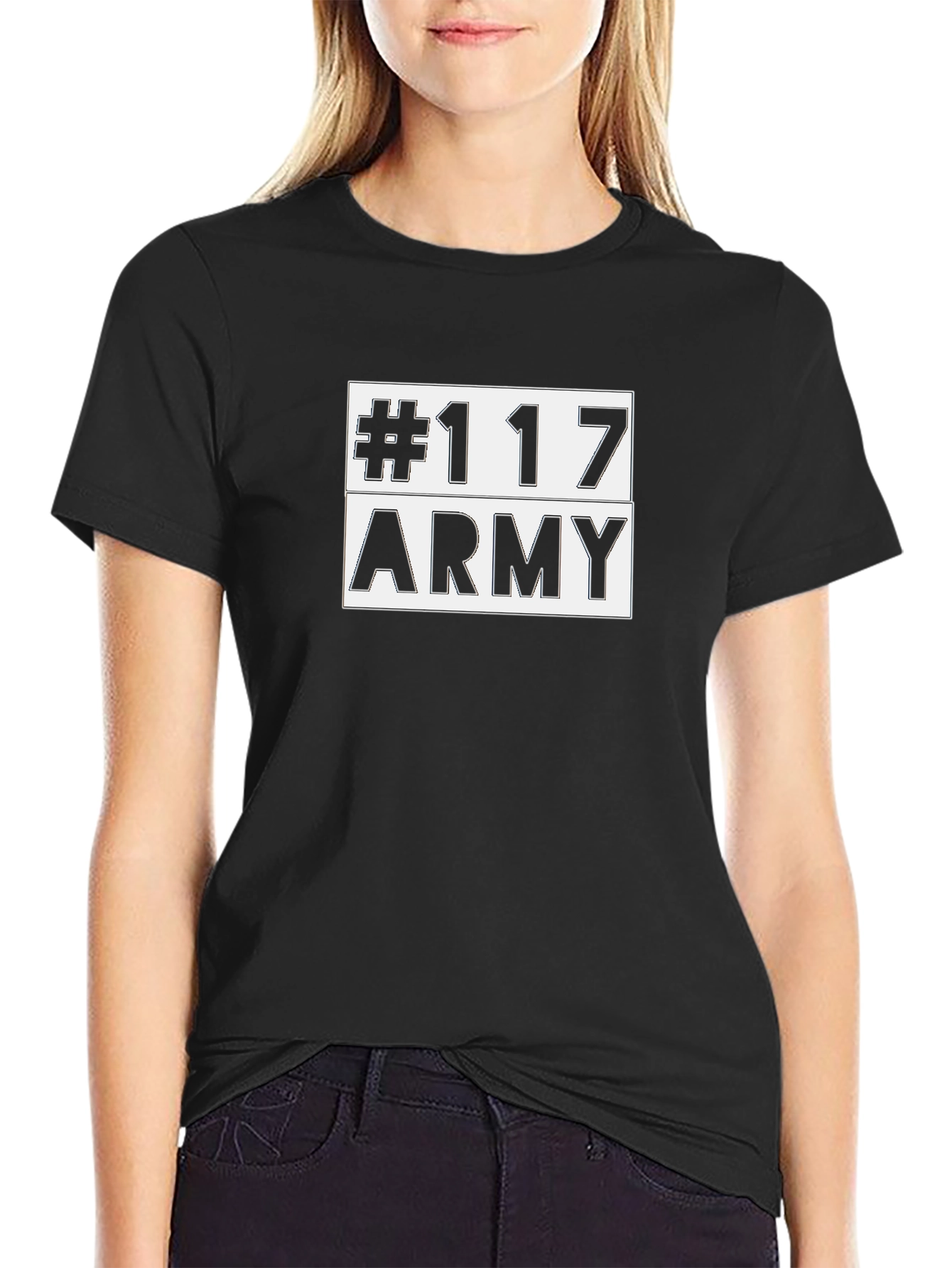 #117 Army Graphic Tee - Stylish Military Inspired Shirt