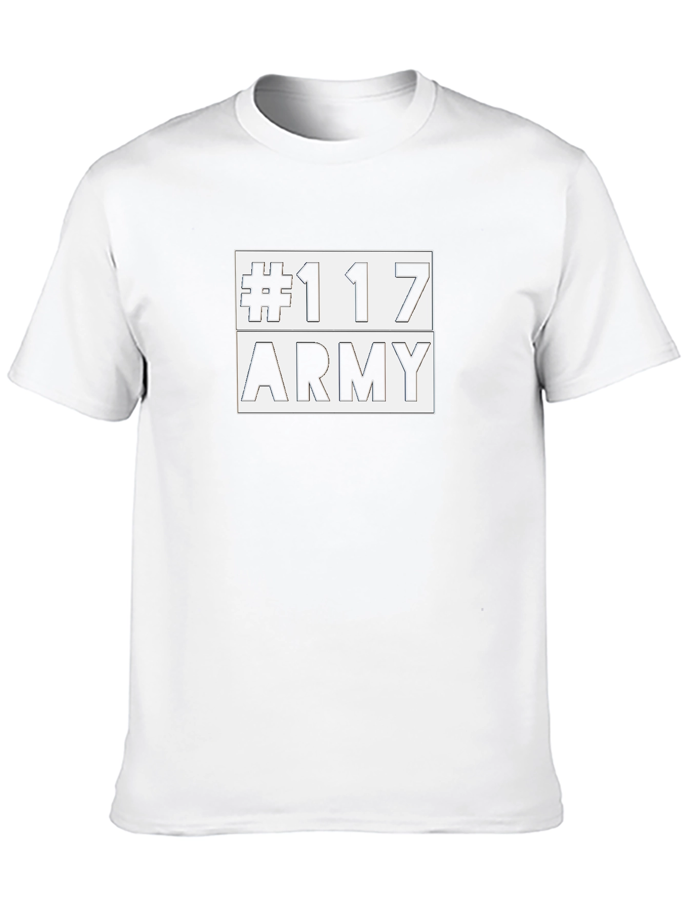 #117 Army Graphic Tee - Stylish Military Inspired Shirt