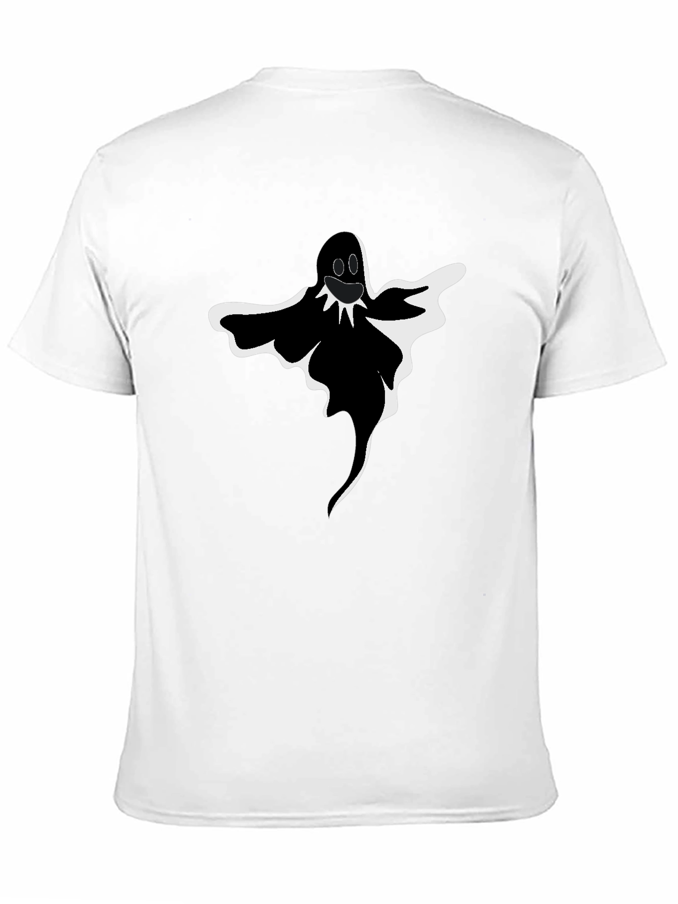Spooky Ghost Graphic Tee - Halloween Style