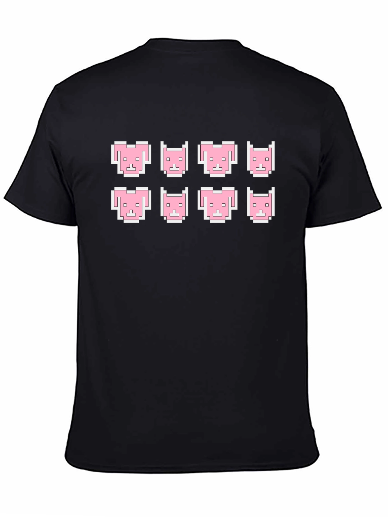 Retro Pixelated Pink Bear T-Shirt