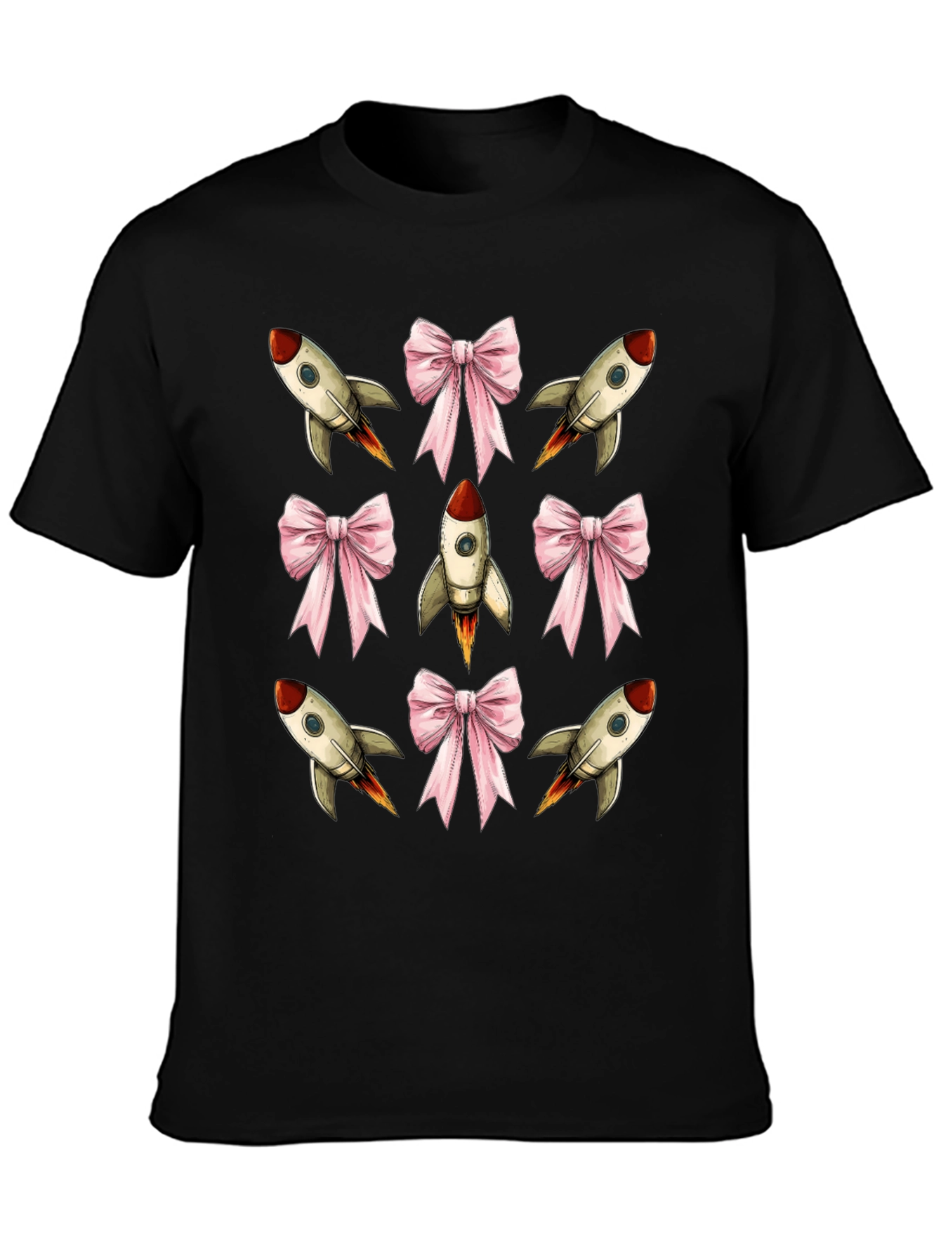 Rocket & Bow Graphic T-Shirt
