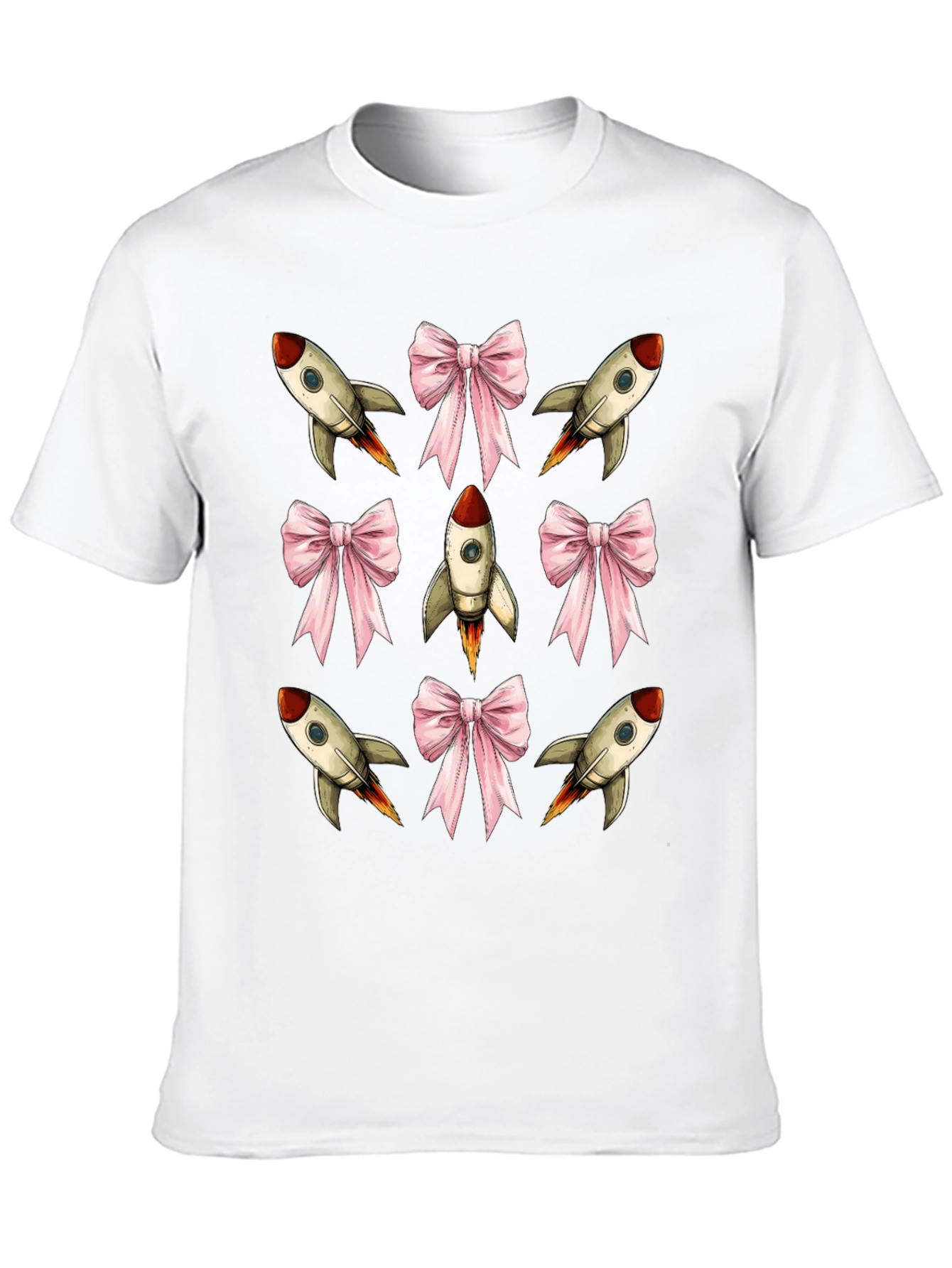 Rocket & Bow Graphic T-Shirt