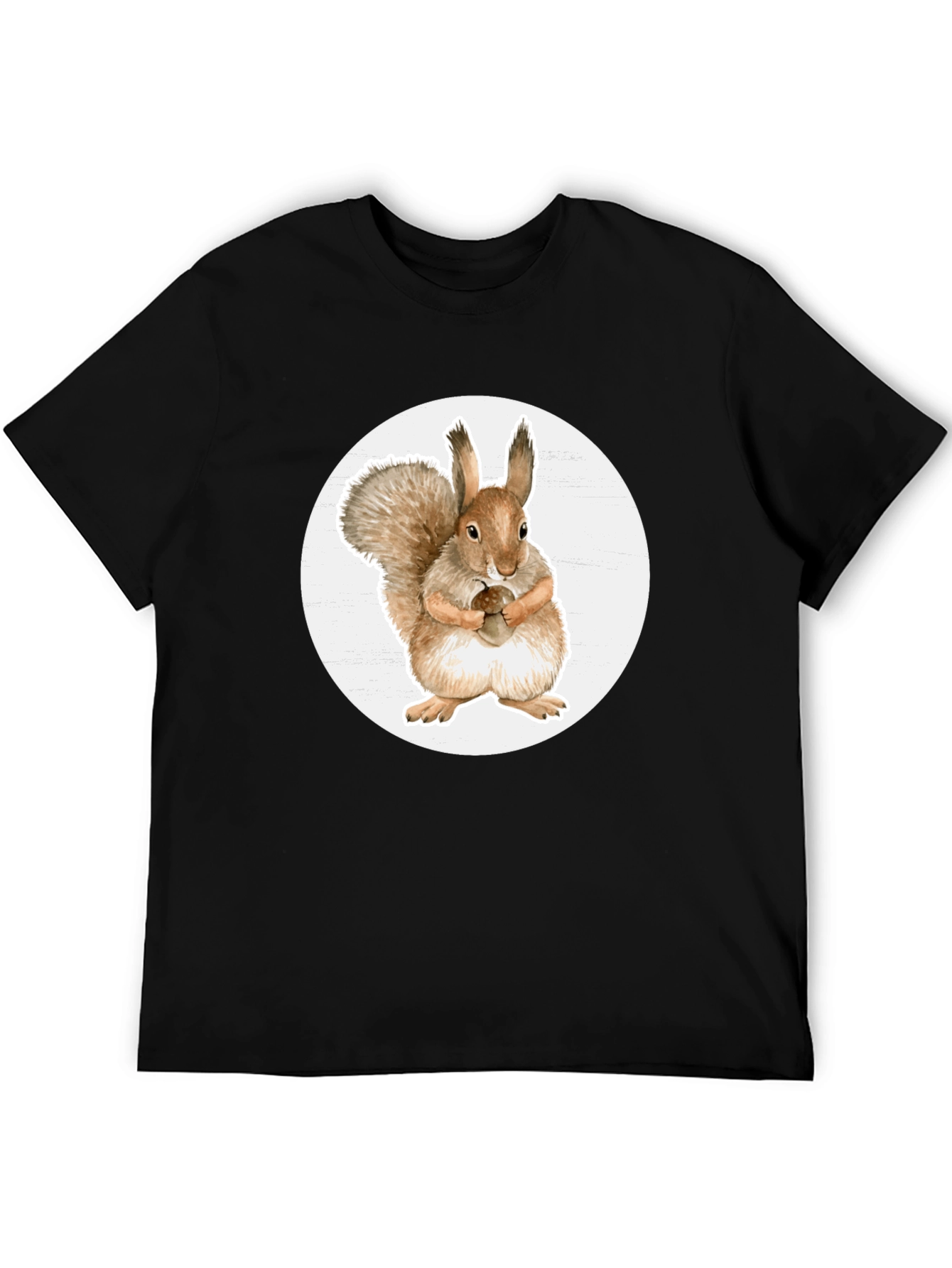 Squirrel Graphic Tee - Soft Cotton Blend