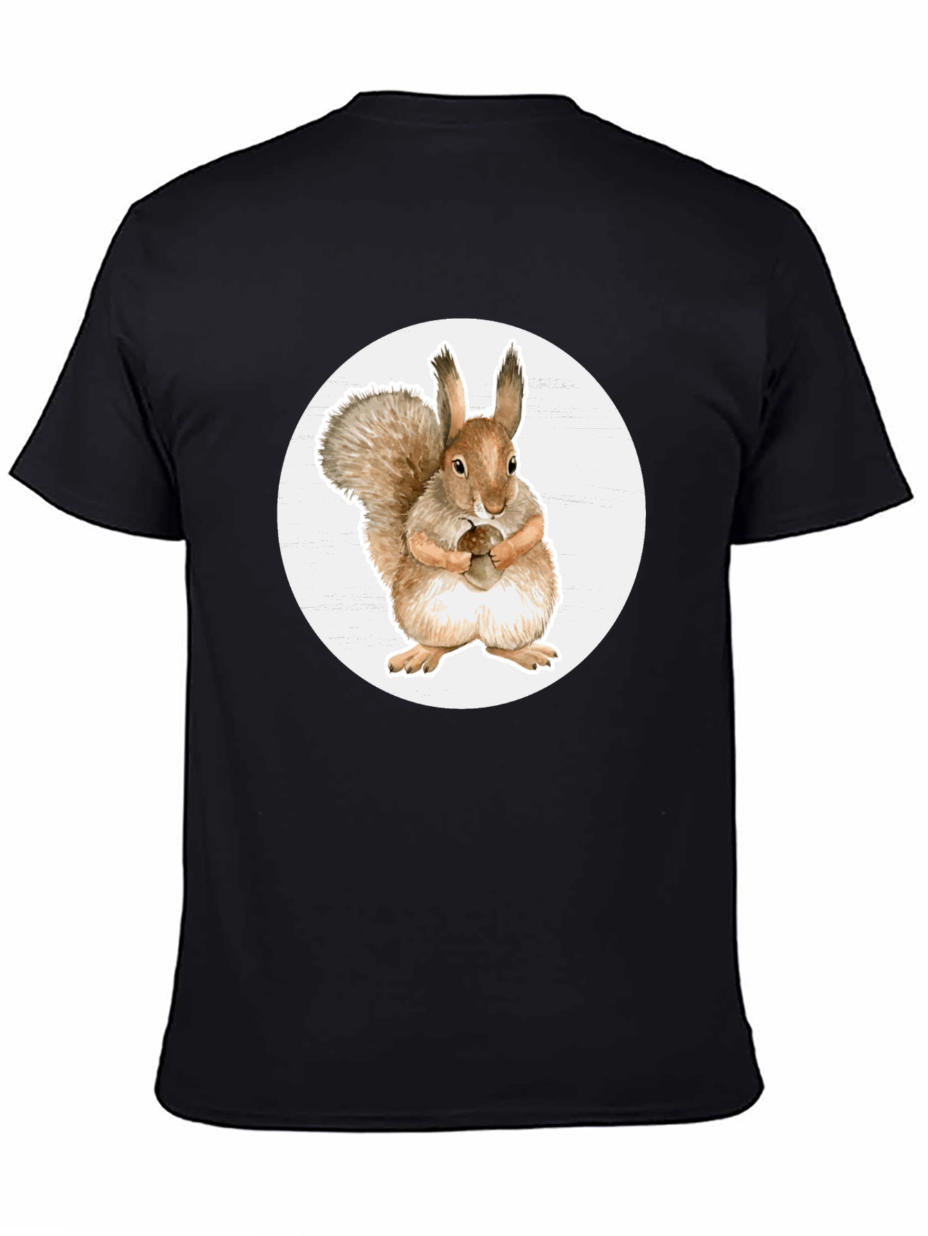 Squirrel Graphic Tee - Soft Cotton Blend