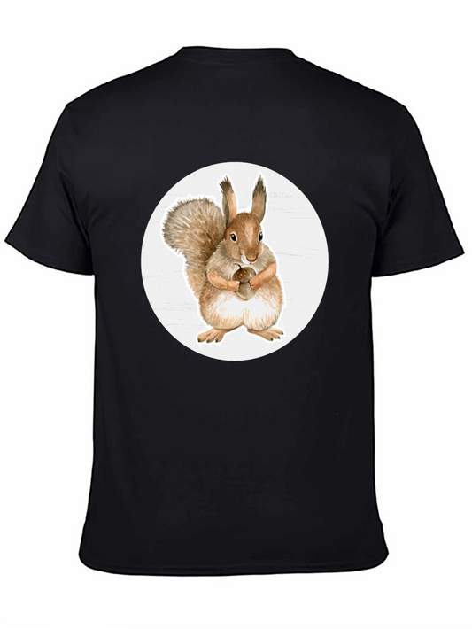 Squirrel Graphic Tee - Soft Cotton Blend