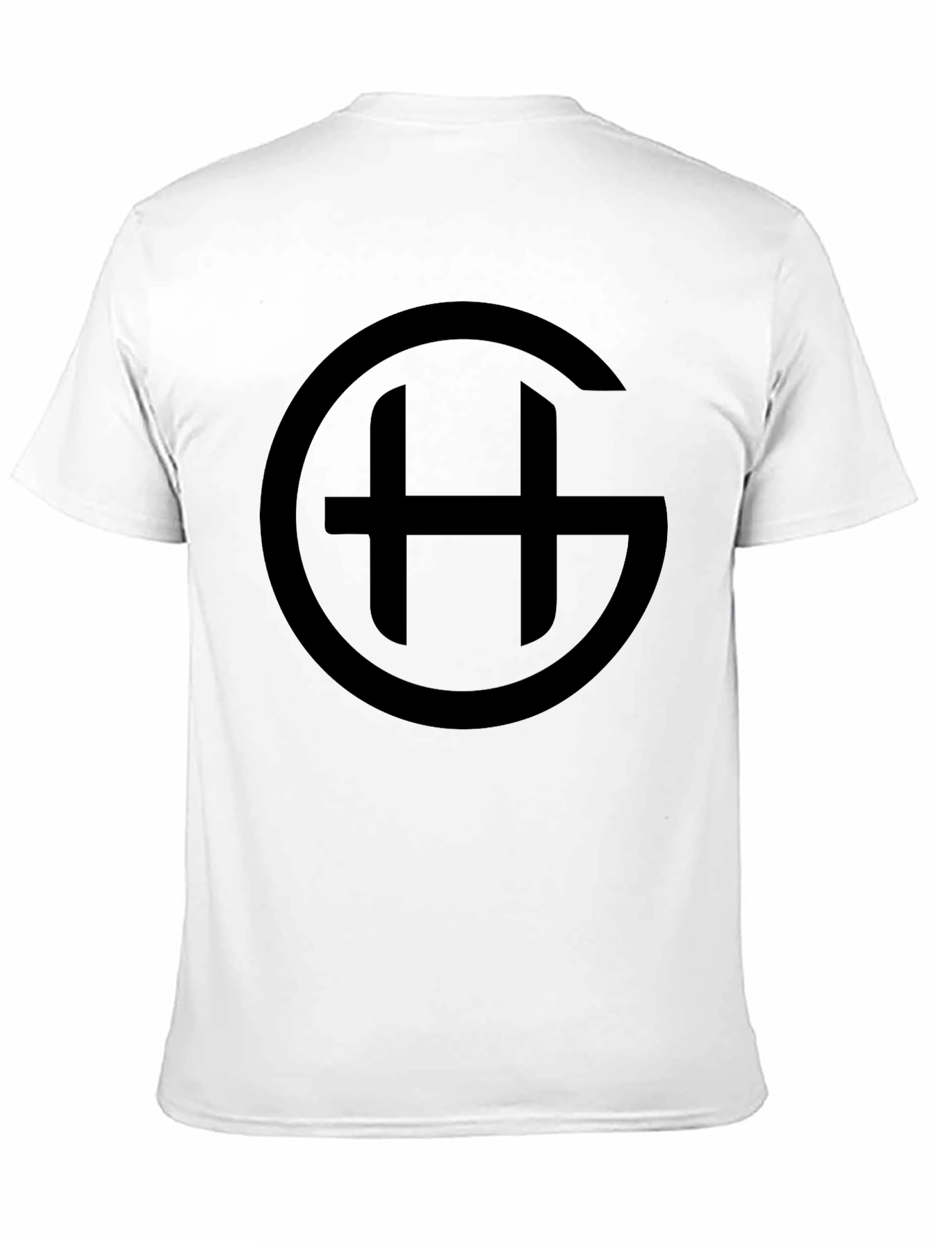 Black Circle GH Logo T-Shirt - Casual Style