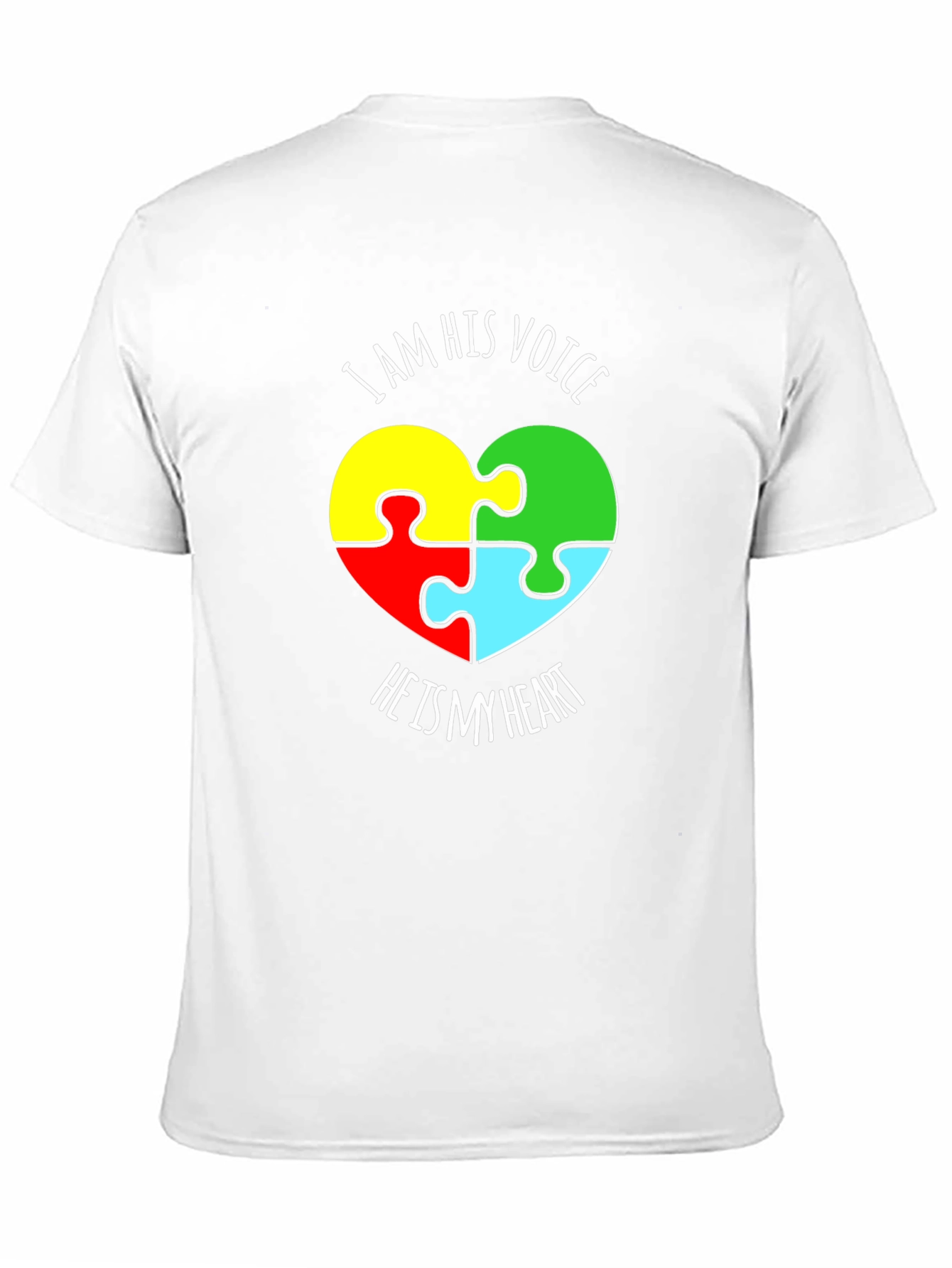 Autism Awareness Puzzle Piece Heart T-Shirt