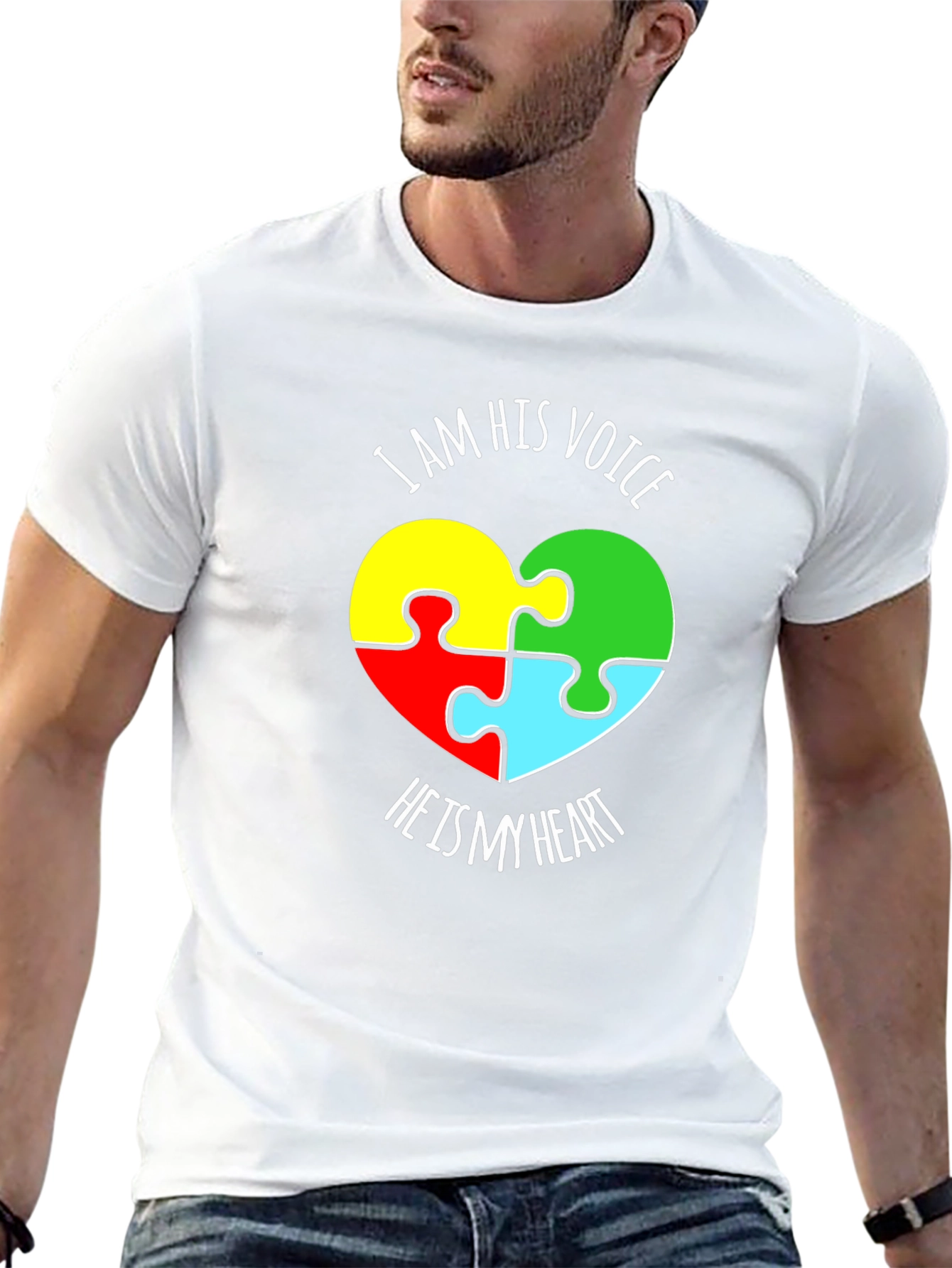 Autism Awareness Puzzle Piece Heart T-Shirt