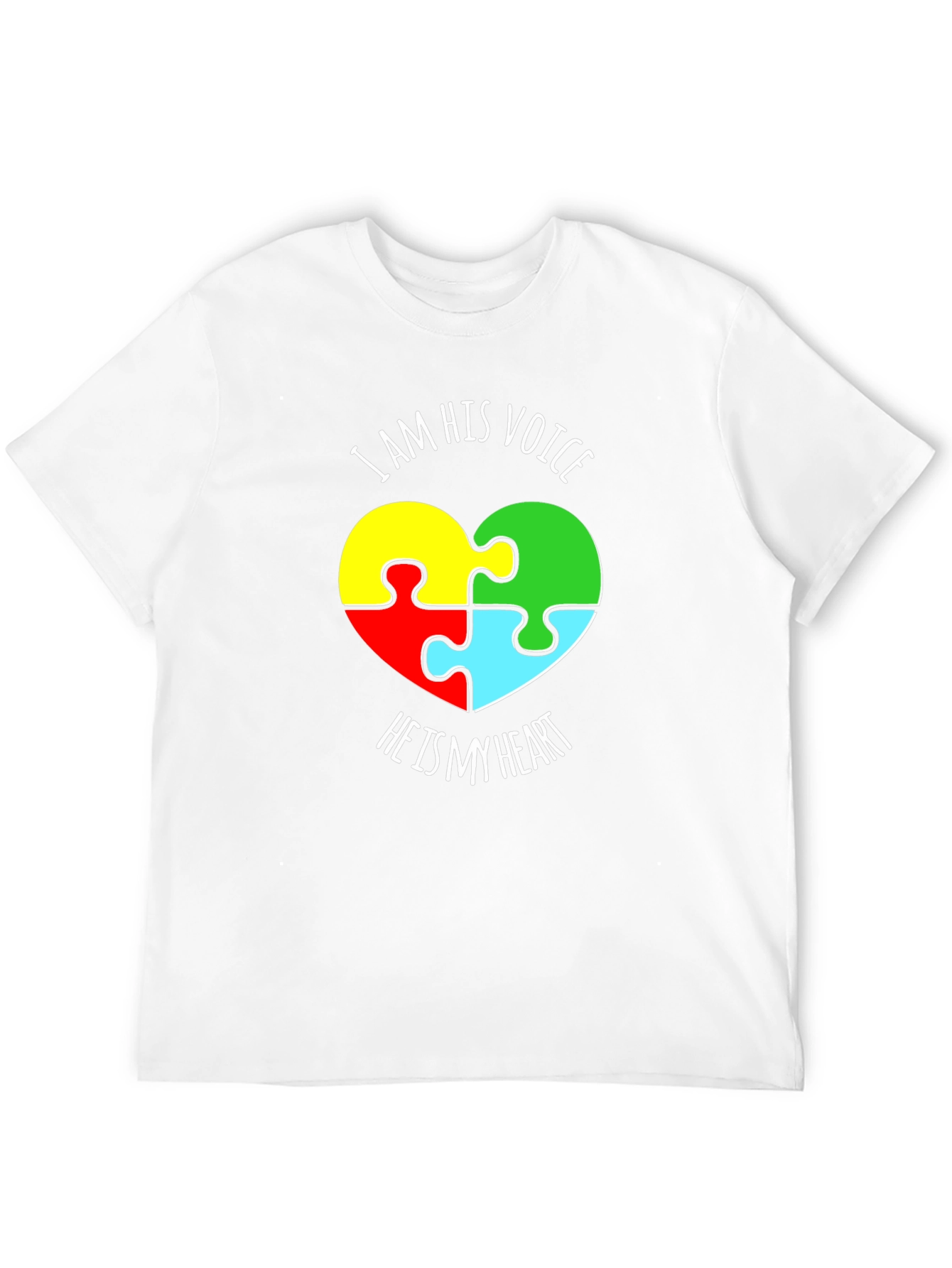 Autism Awareness Puzzle Piece Heart T-Shirt