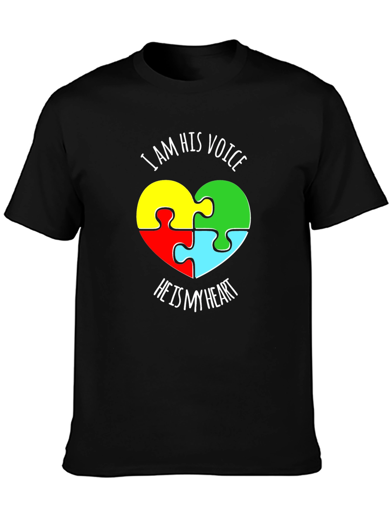 Autism Awareness Puzzle Piece Heart T-Shirt