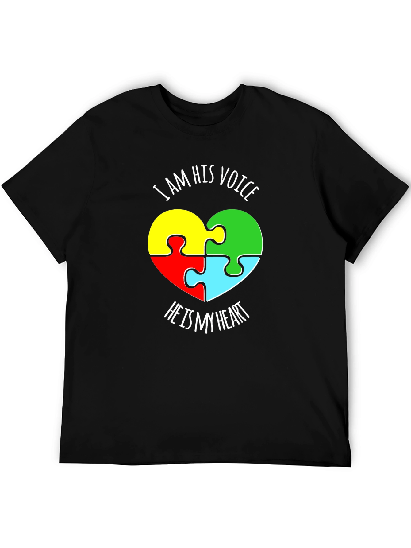 Autism Awareness Puzzle Piece Heart T-Shirt