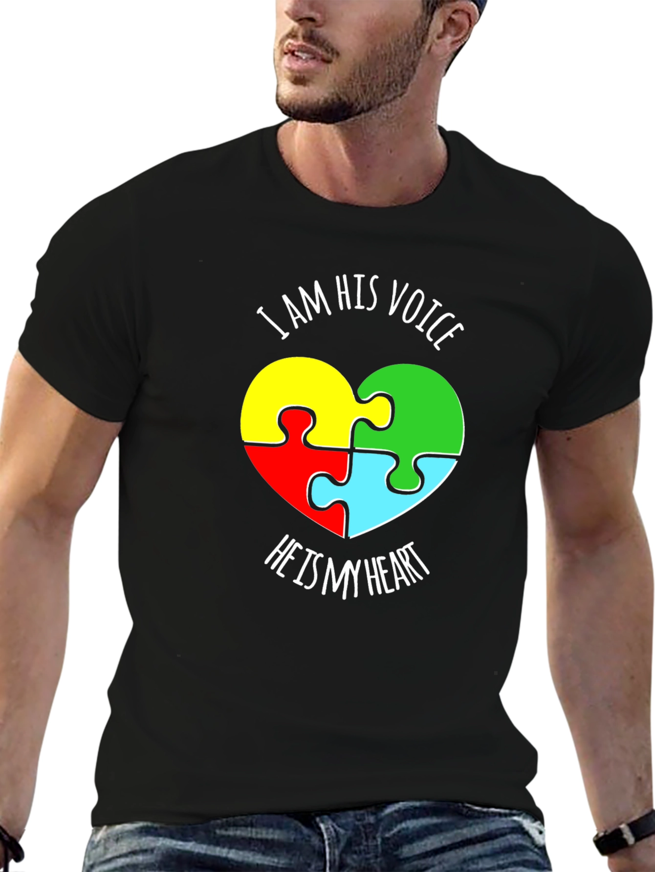 Autism Awareness Puzzle Piece Heart T-Shirt
