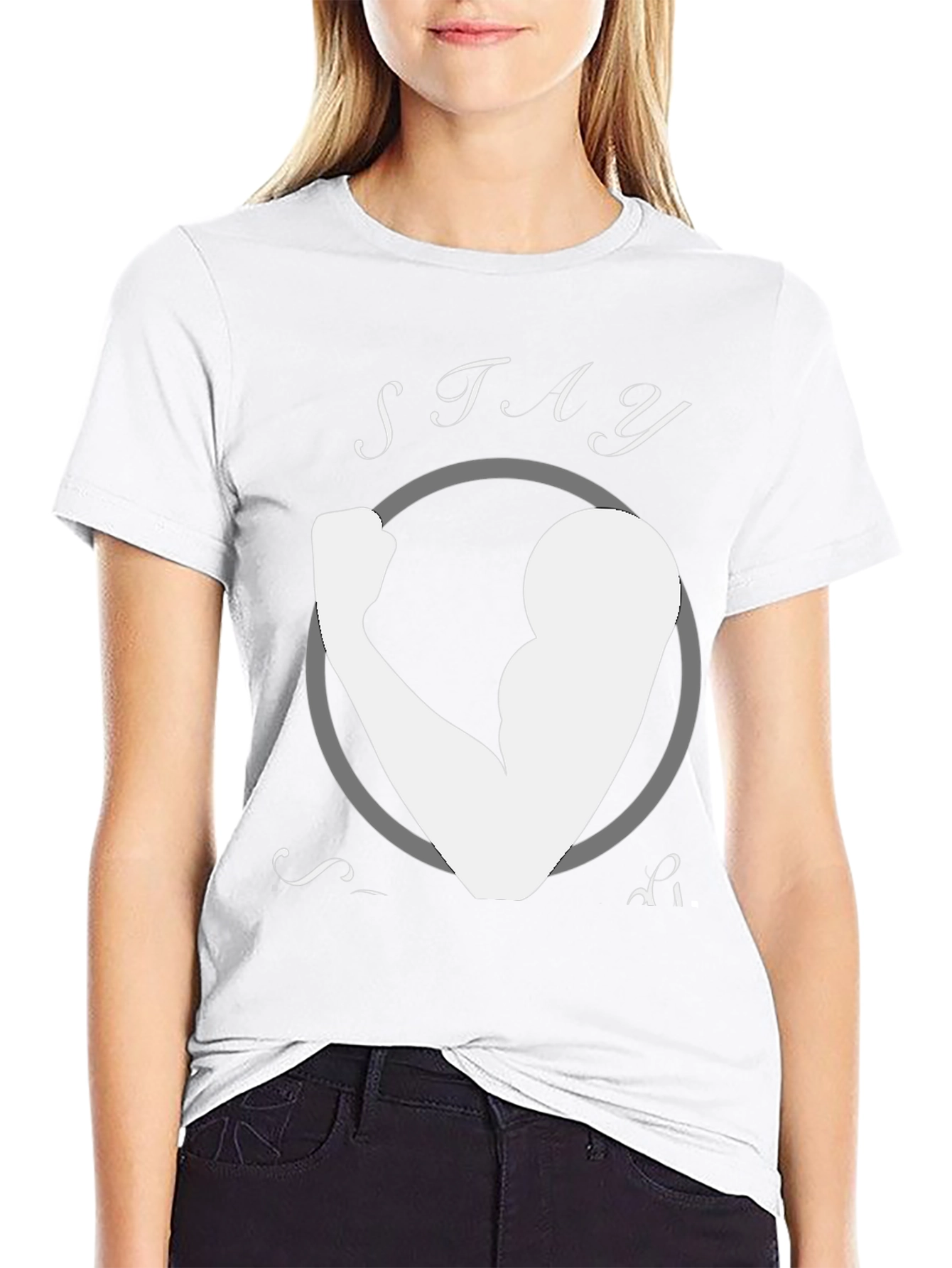 Stay Strong T-Shirt - Arm Muscle Graphic Tee