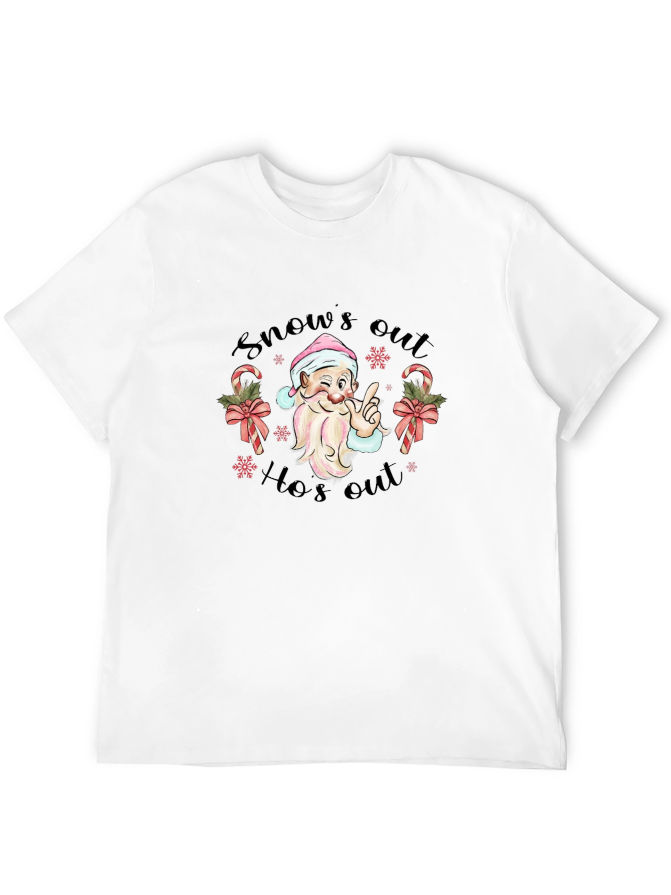Snows Out Hos Out Christmas T-Shirt