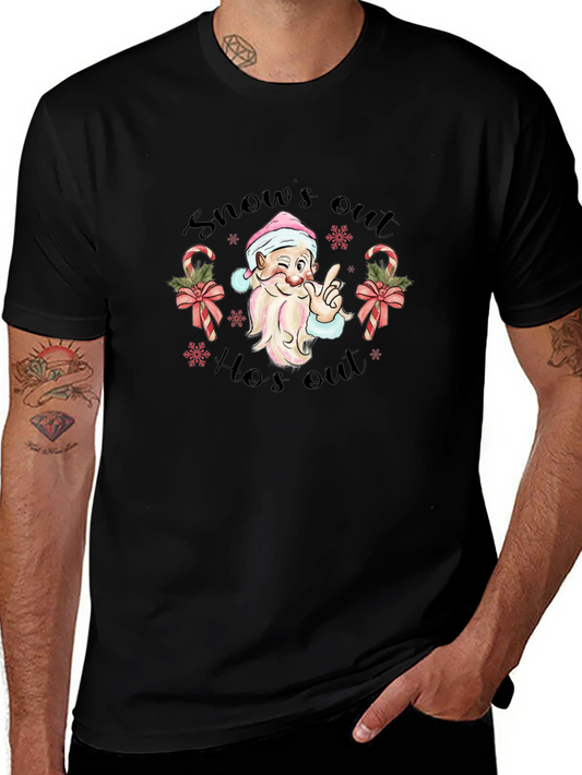 Snows Out Hos Out Christmas T-Shirt