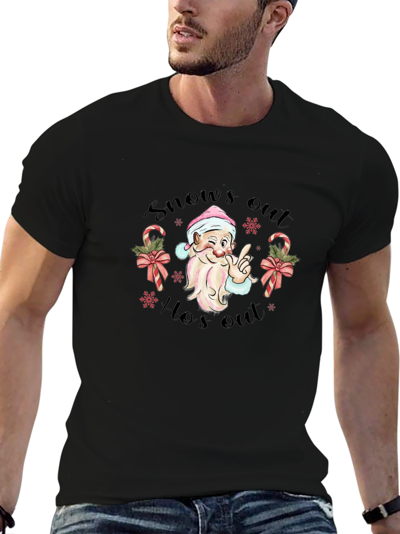 Snows Out Hos Out Christmas T-Shirt