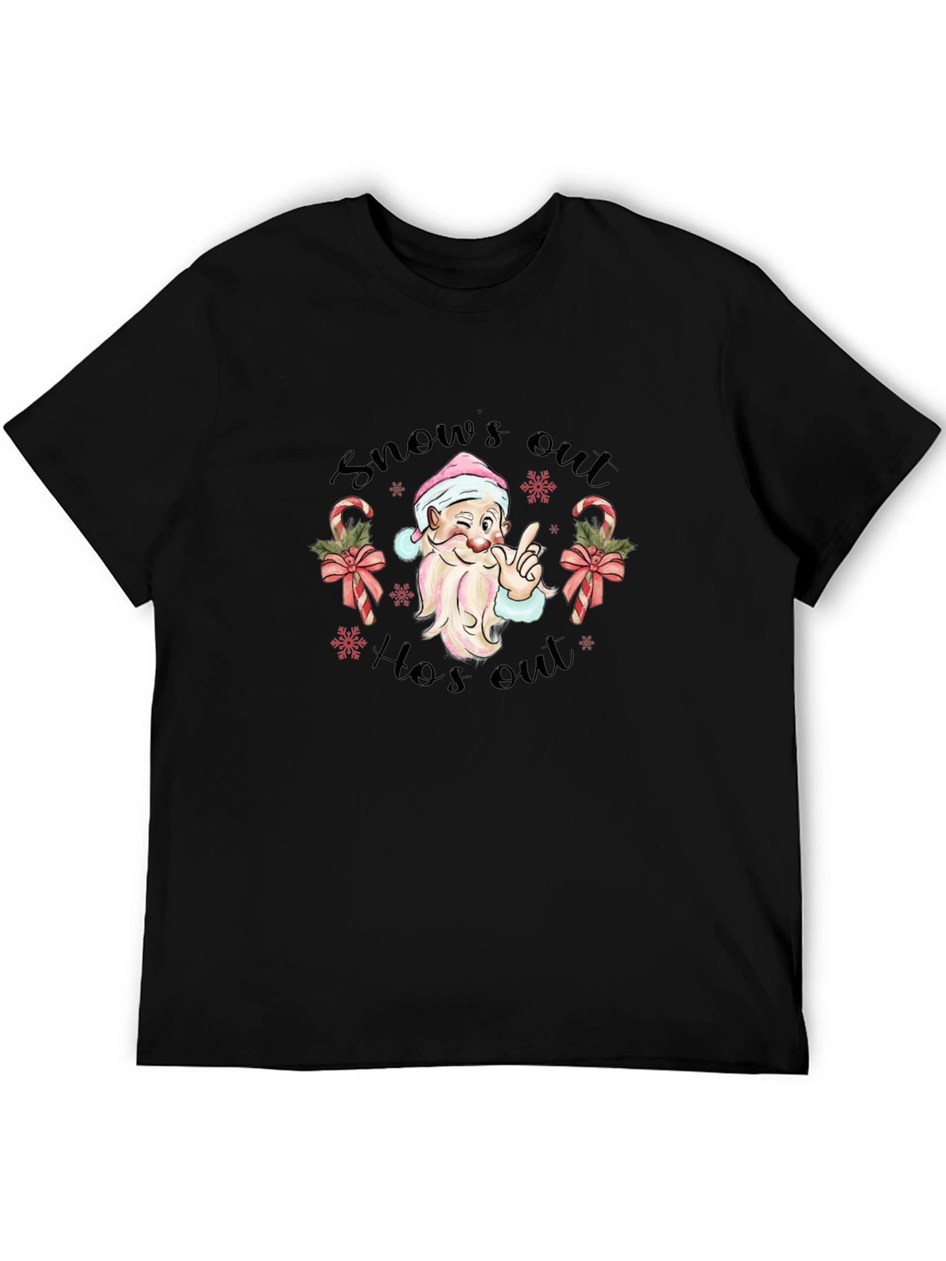 Snows Out Hos Out Christmas T-Shirt