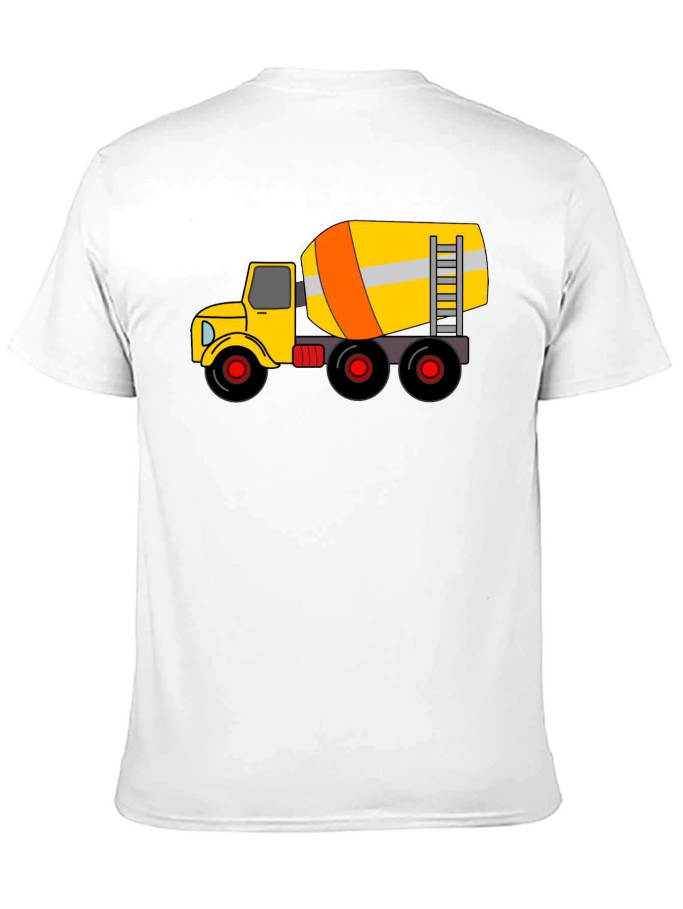 Cement Truck Graphic T-Shirt - Black