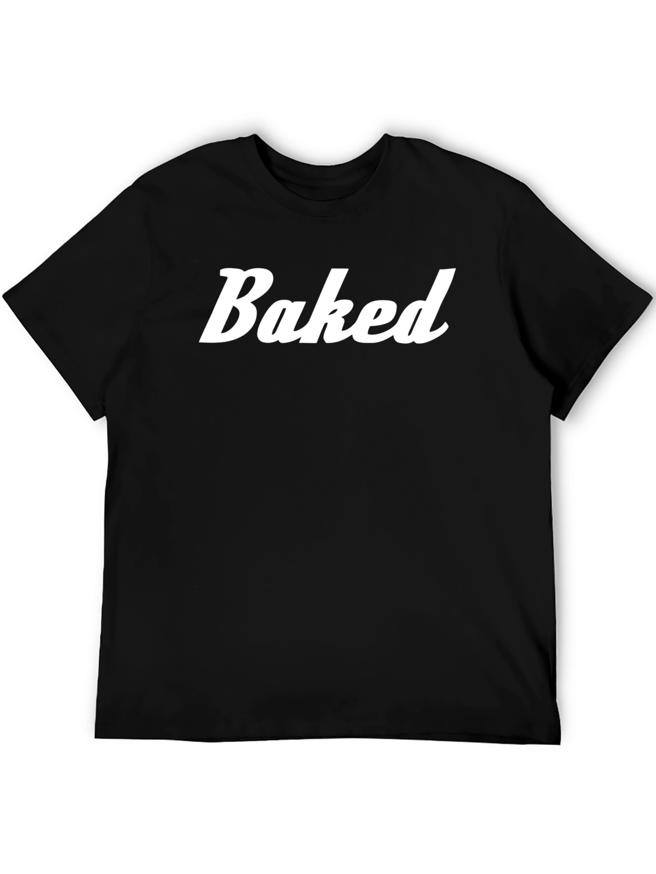 Baked Text Graphic T-Shirt - Classic Fit