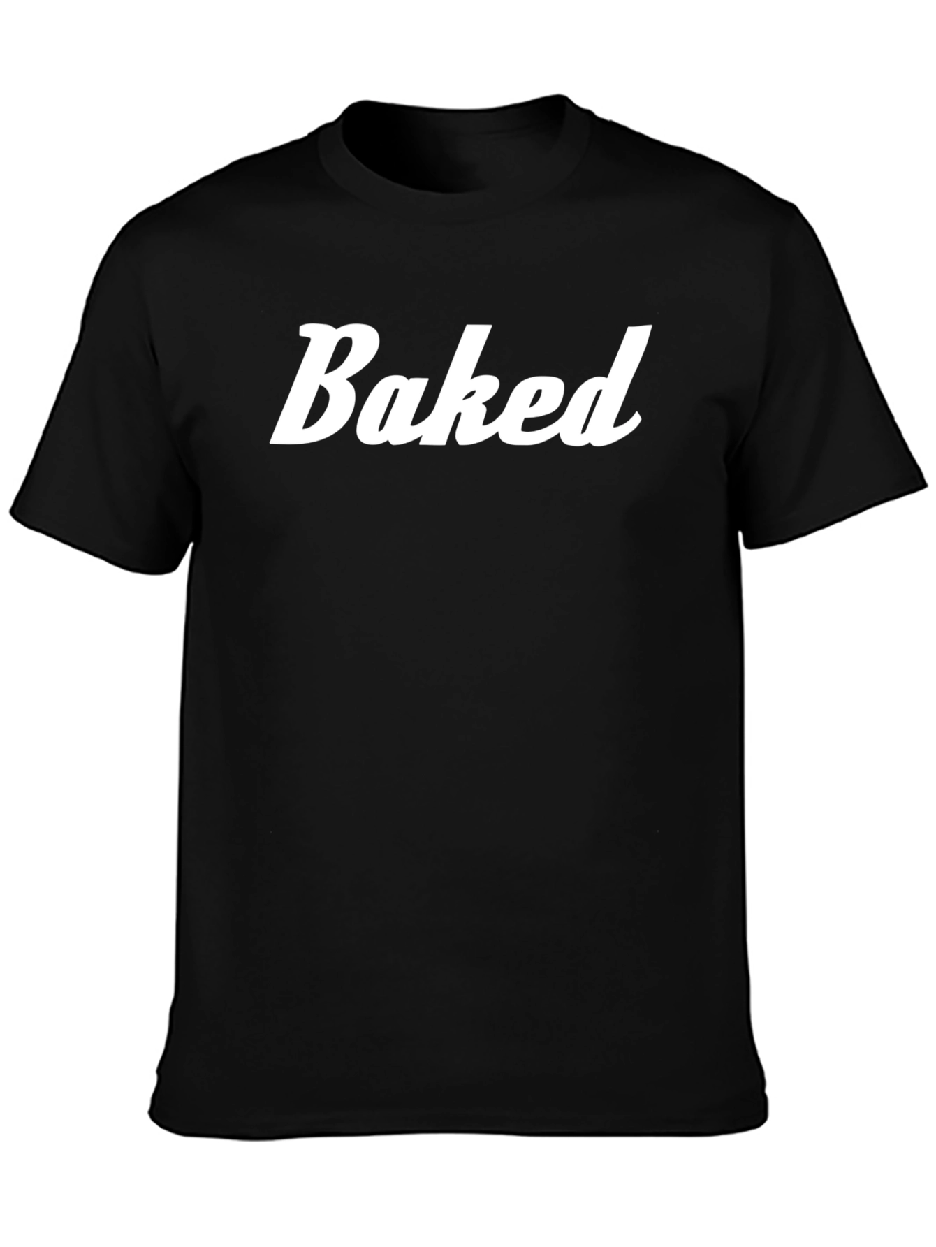 Baked Text Graphic T-Shirt - Classic Fit