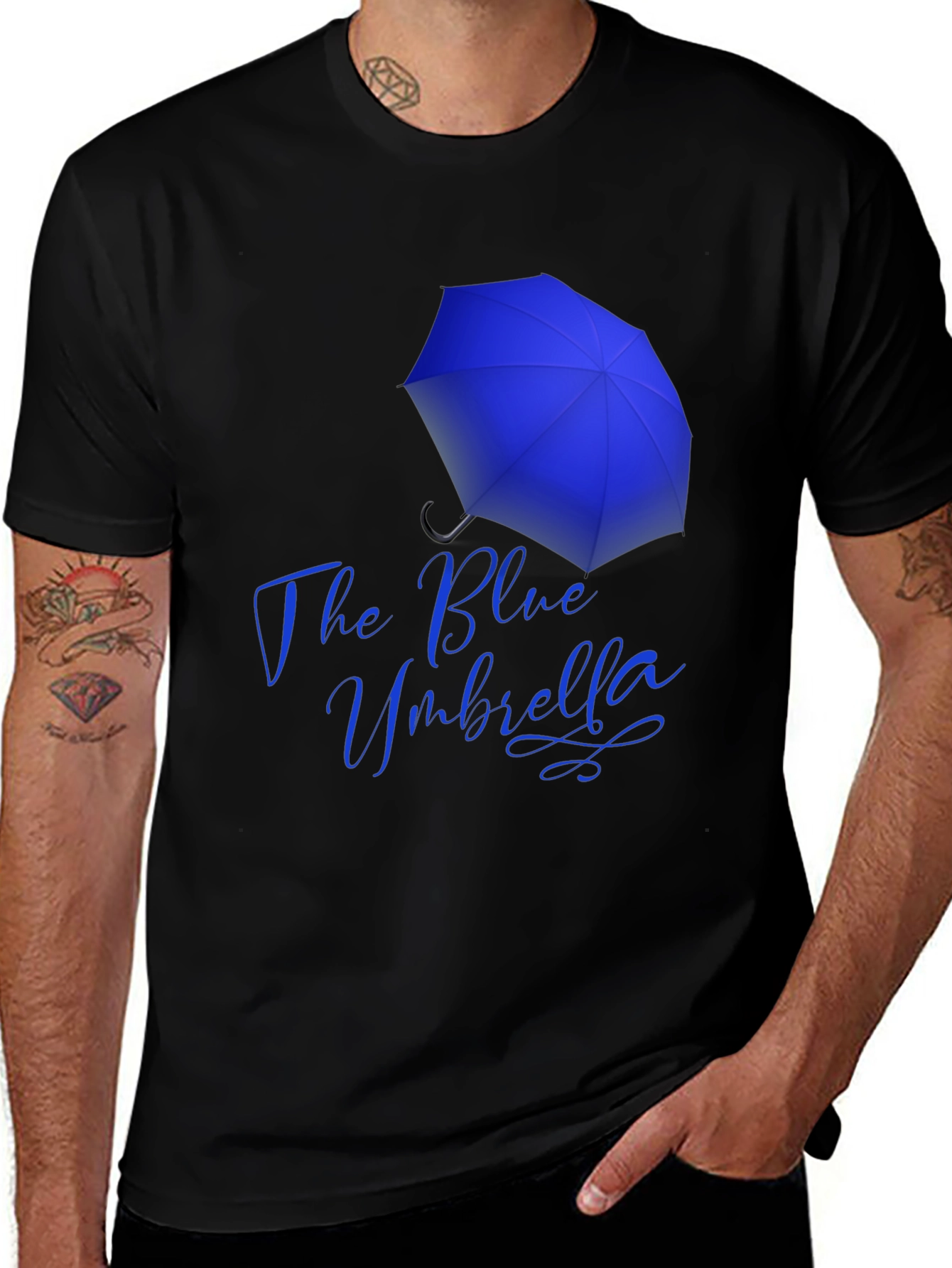 The Blue Umbrella Graphic Tee - Stylish Comfort