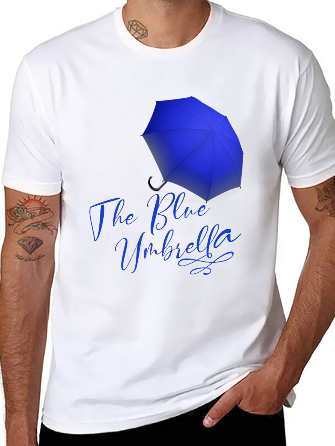 The Blue Umbrella Graphic Tee - Stylish Comfort