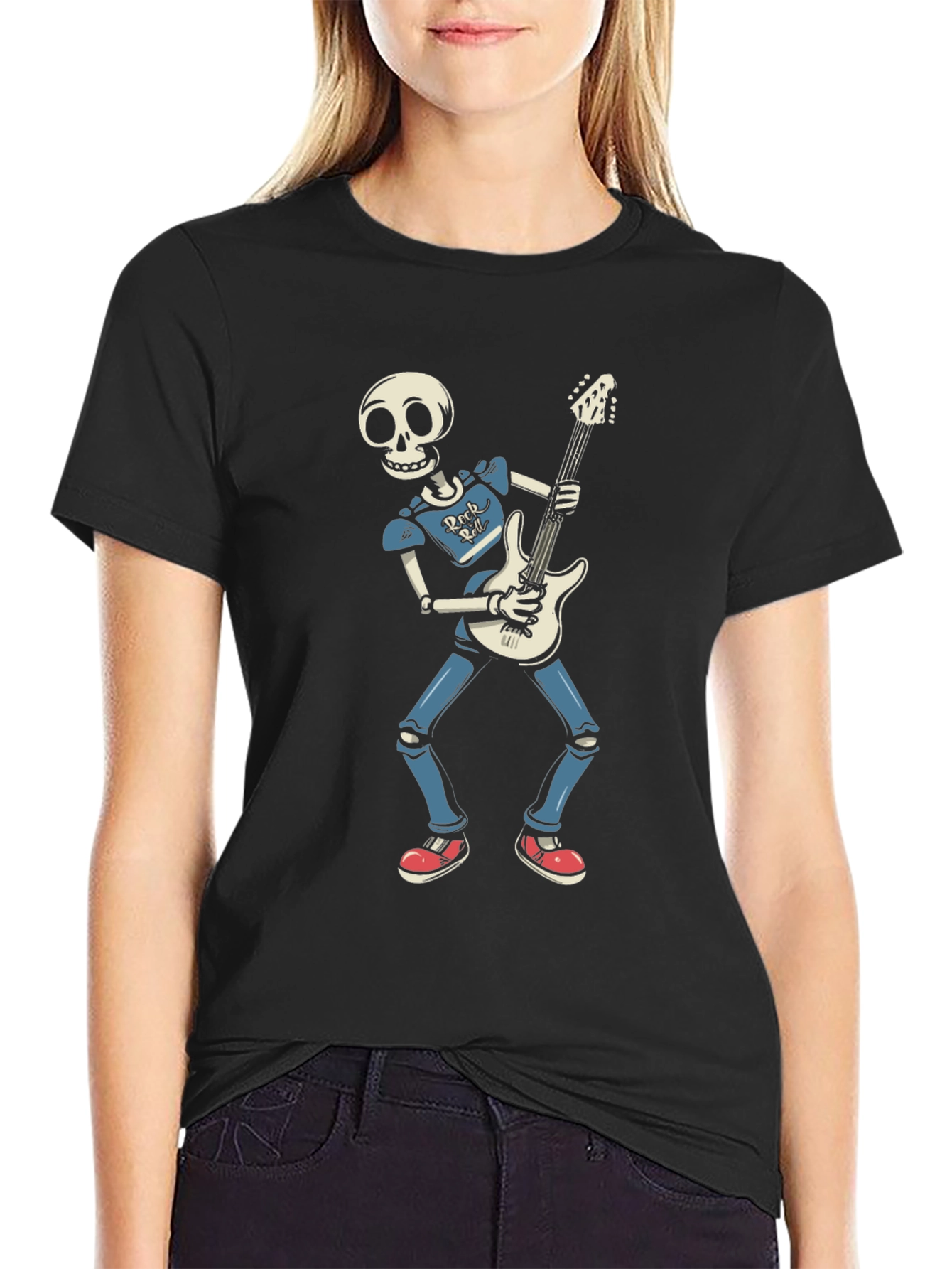 Skeleton Rocker Graphic T-Shirt