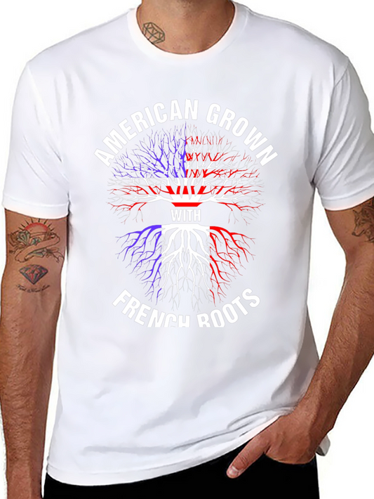 American Grown with French Roots T-Shirt