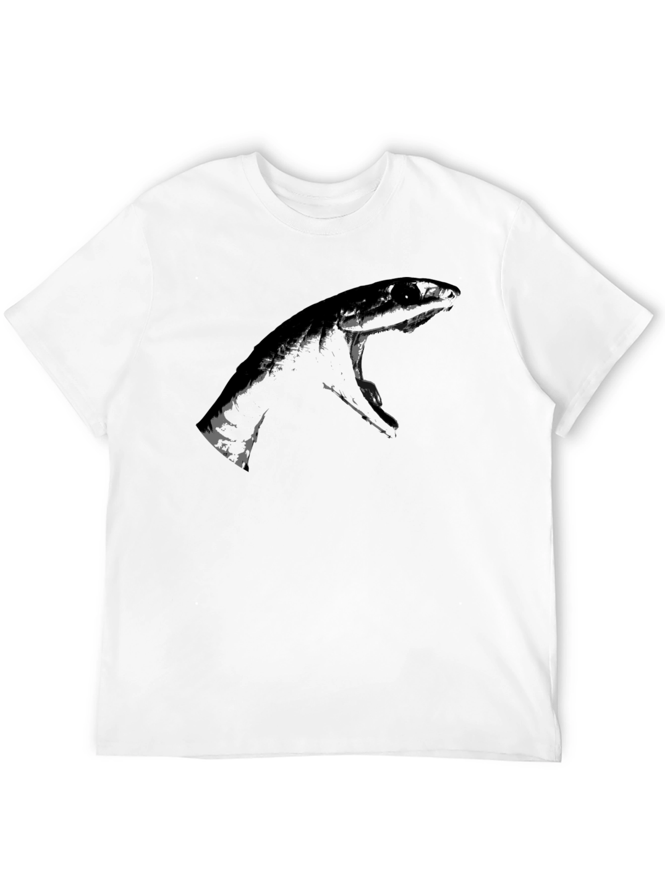 Black Graphic Tee - Hand Design