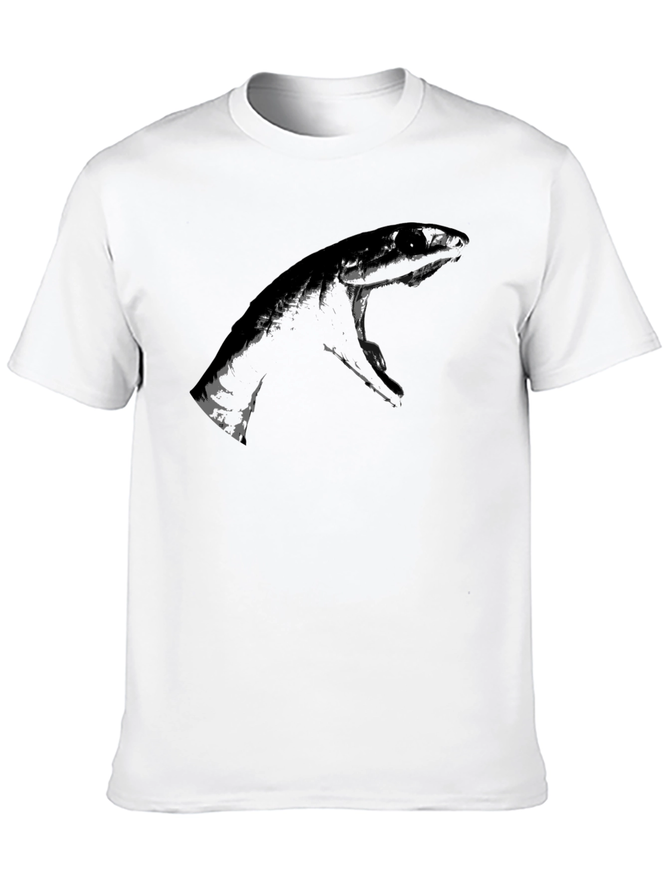 Black Graphic Tee - Hand Design