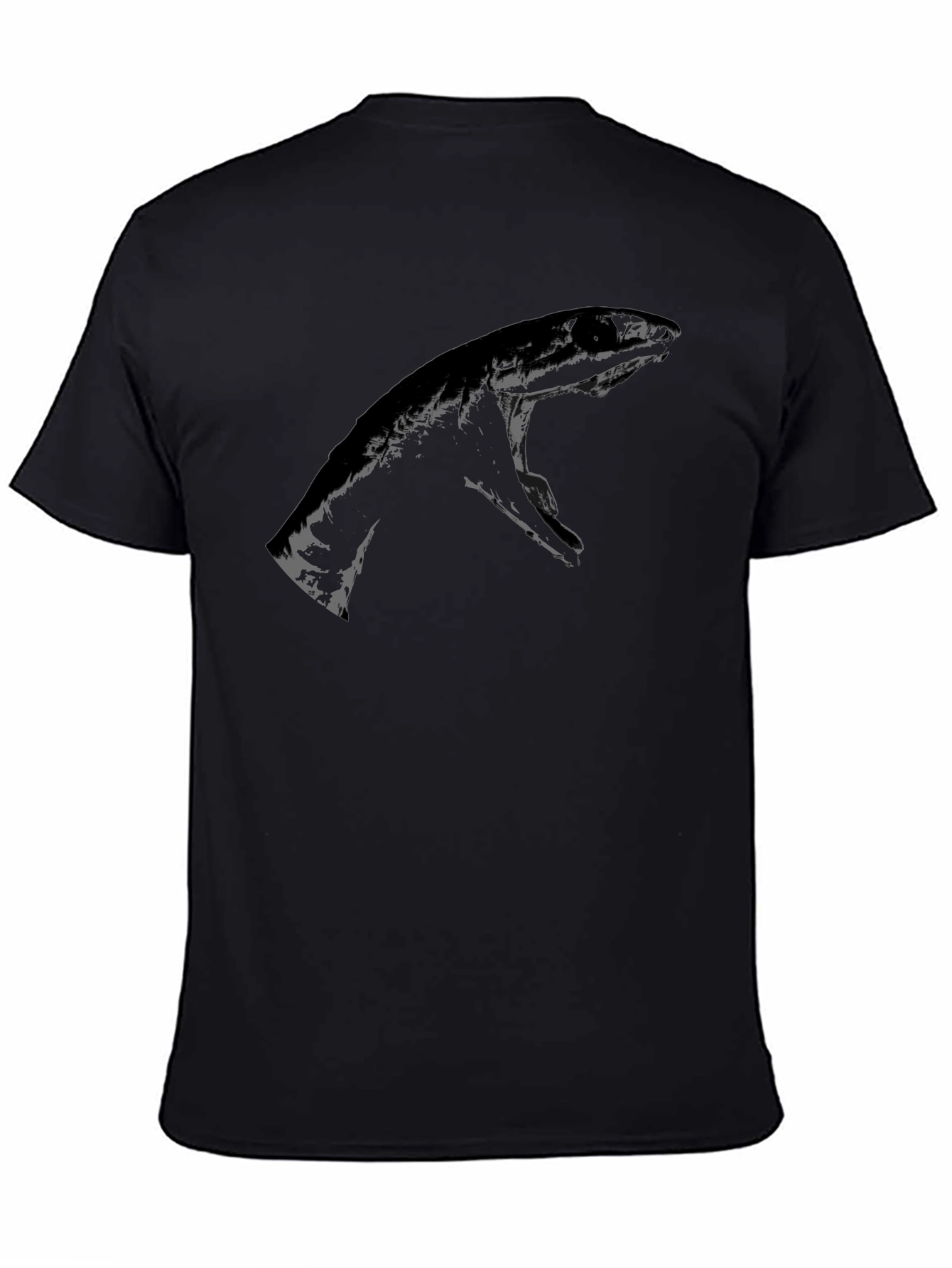 Black Graphic Tee - Hand Design